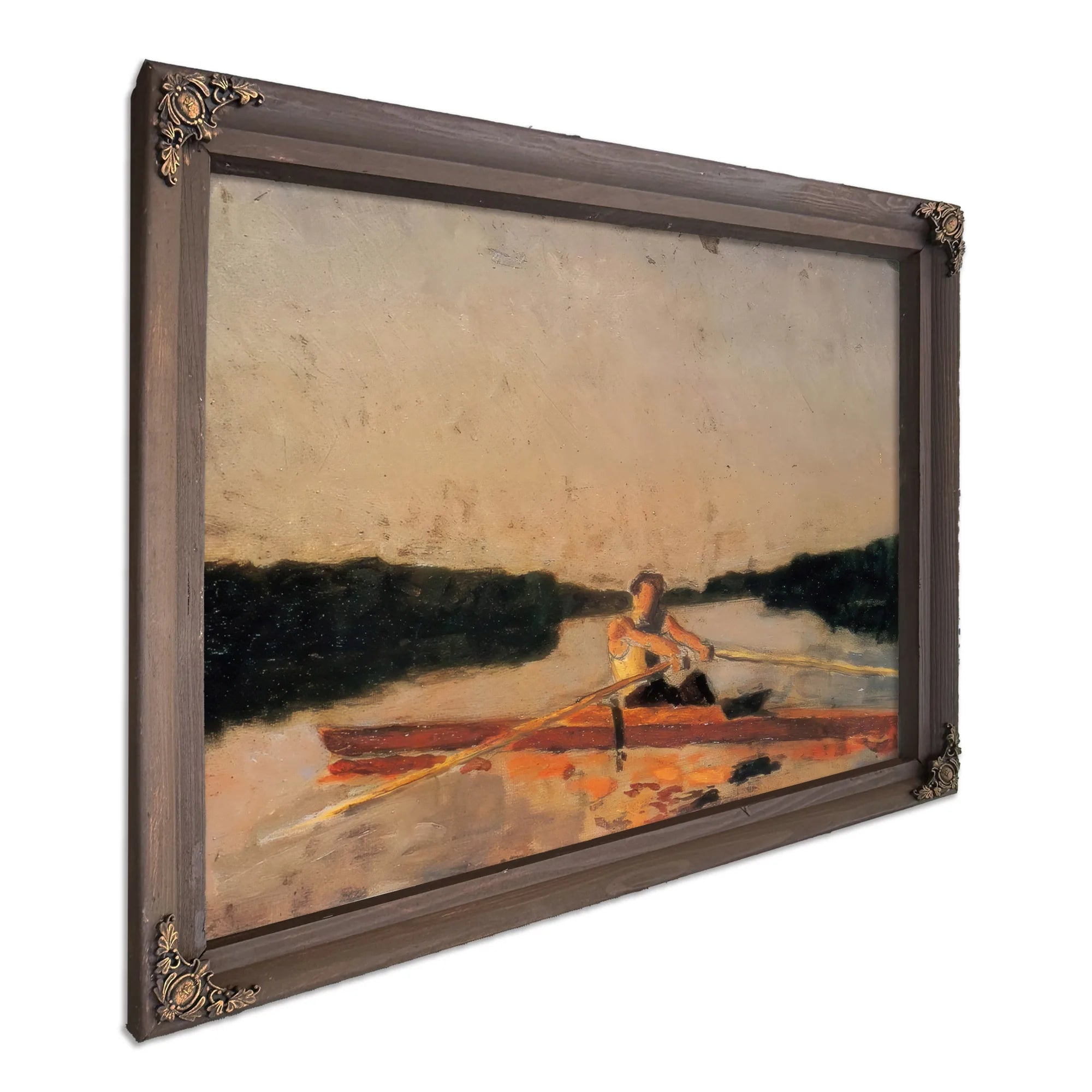 Max Schmitt In A Single Scull By Thomas Eakins Fine Art Print