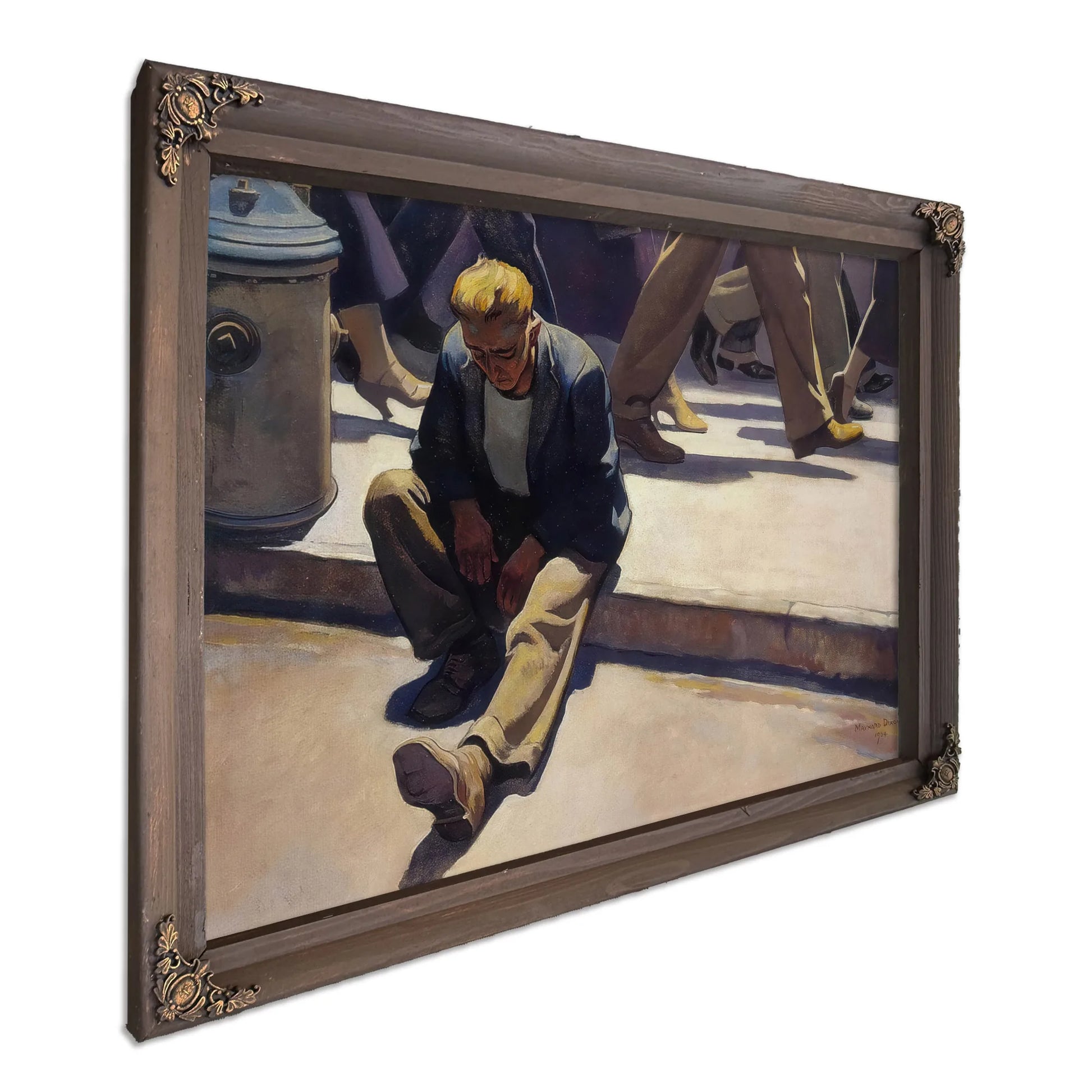Forgotten Man By Maynard Dixon Fine Art Print