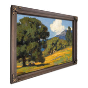 California Wildflowers And Oaks By William Wendt Fine Art Print
