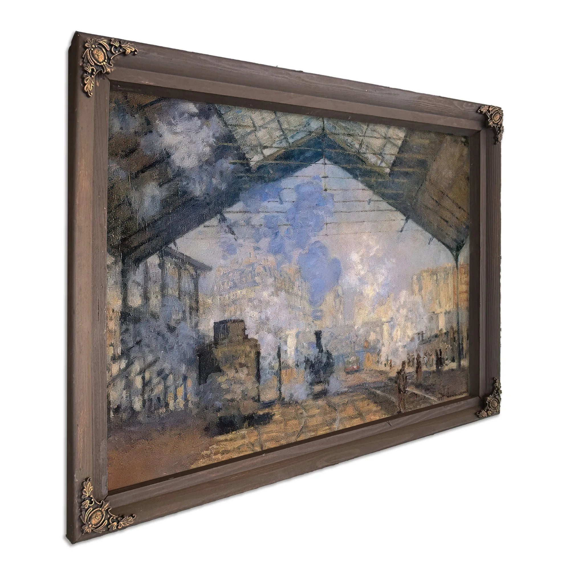 The Saint Lazare Sation By Claude Monet Fine Art Print