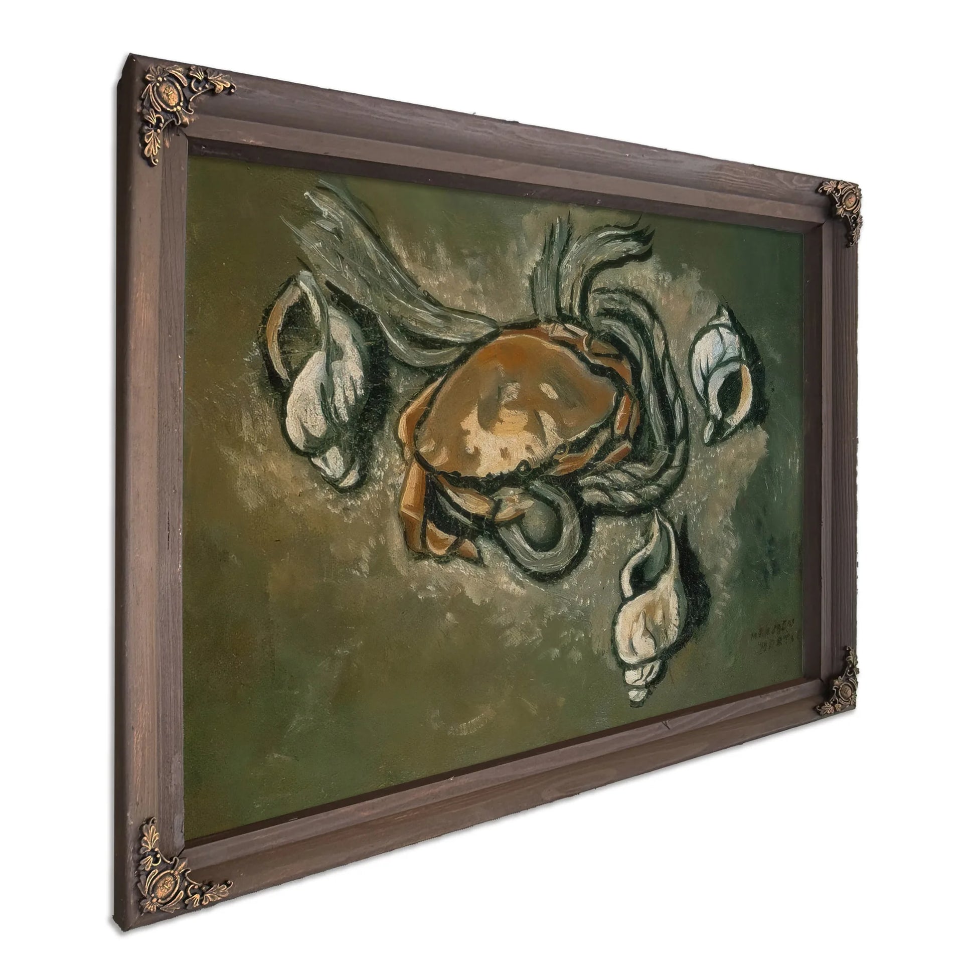 Crab Rope Seashells By Marsden Hartley Fine Art Print