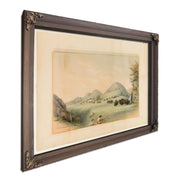 Buffalo Hunt; Approaching In A Ravine No. 11 By George Catlin Fine Art Print