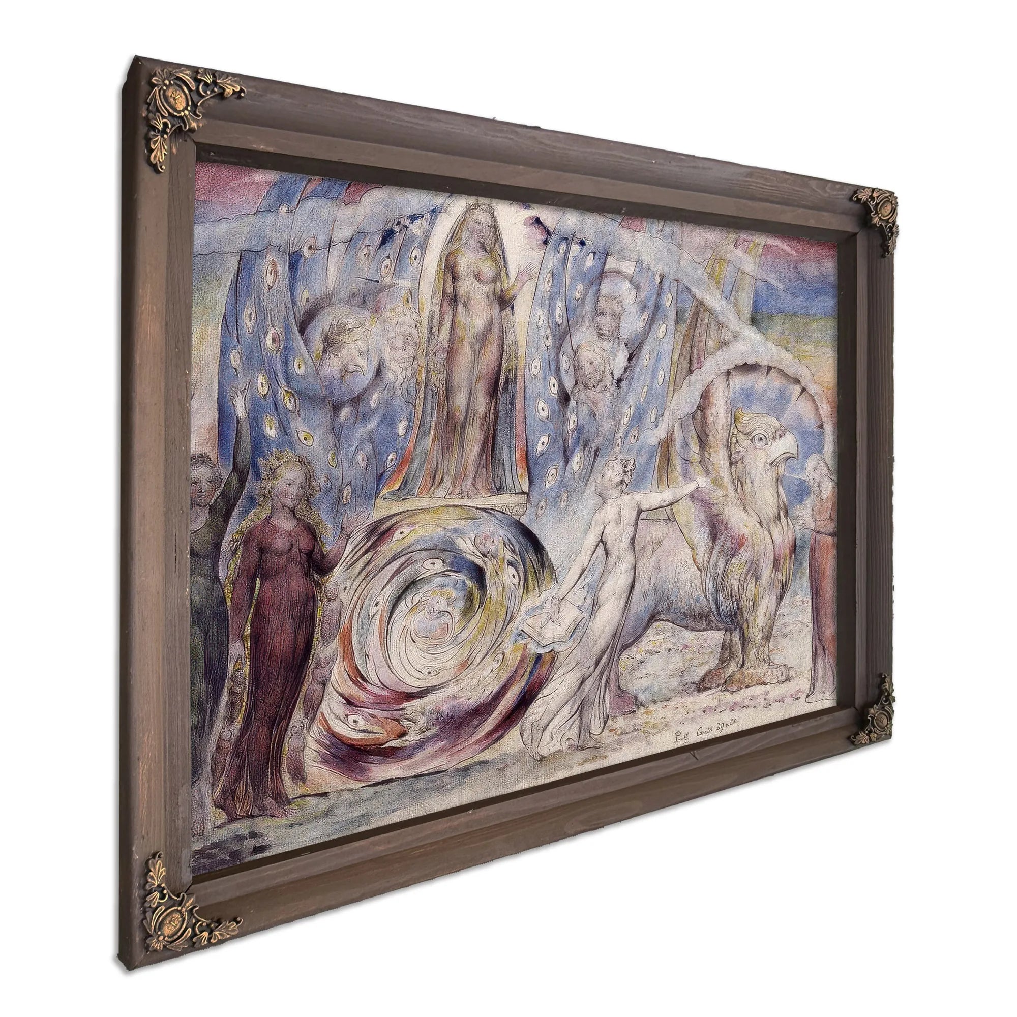 Beatrice Addressing Dante from the Car 1824-7 By William Blake Fine Art Print