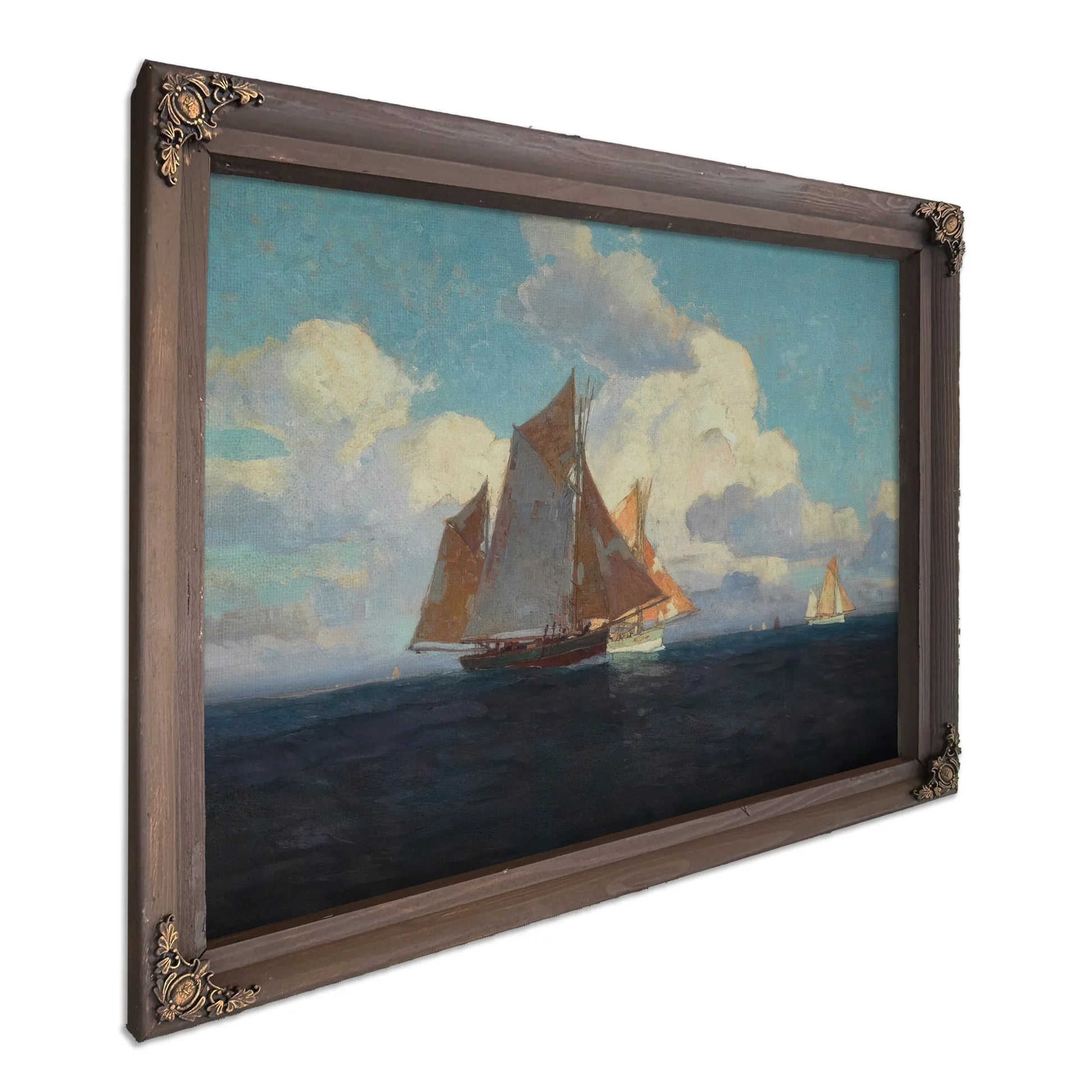 The Fleet Returning At Day's End By Edgar Payne Fine Art Print