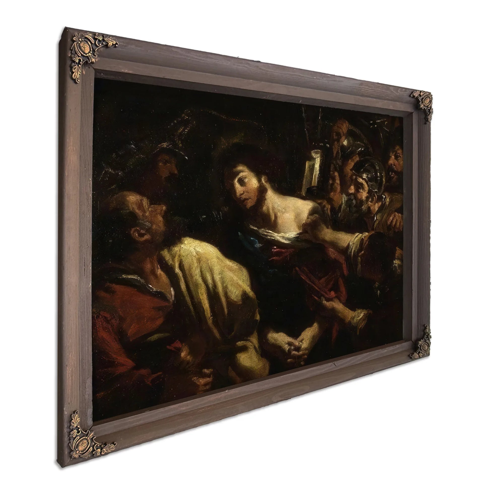 Taking Of Christ (Copy Of Guercino) By William Etty Fine Art Print
