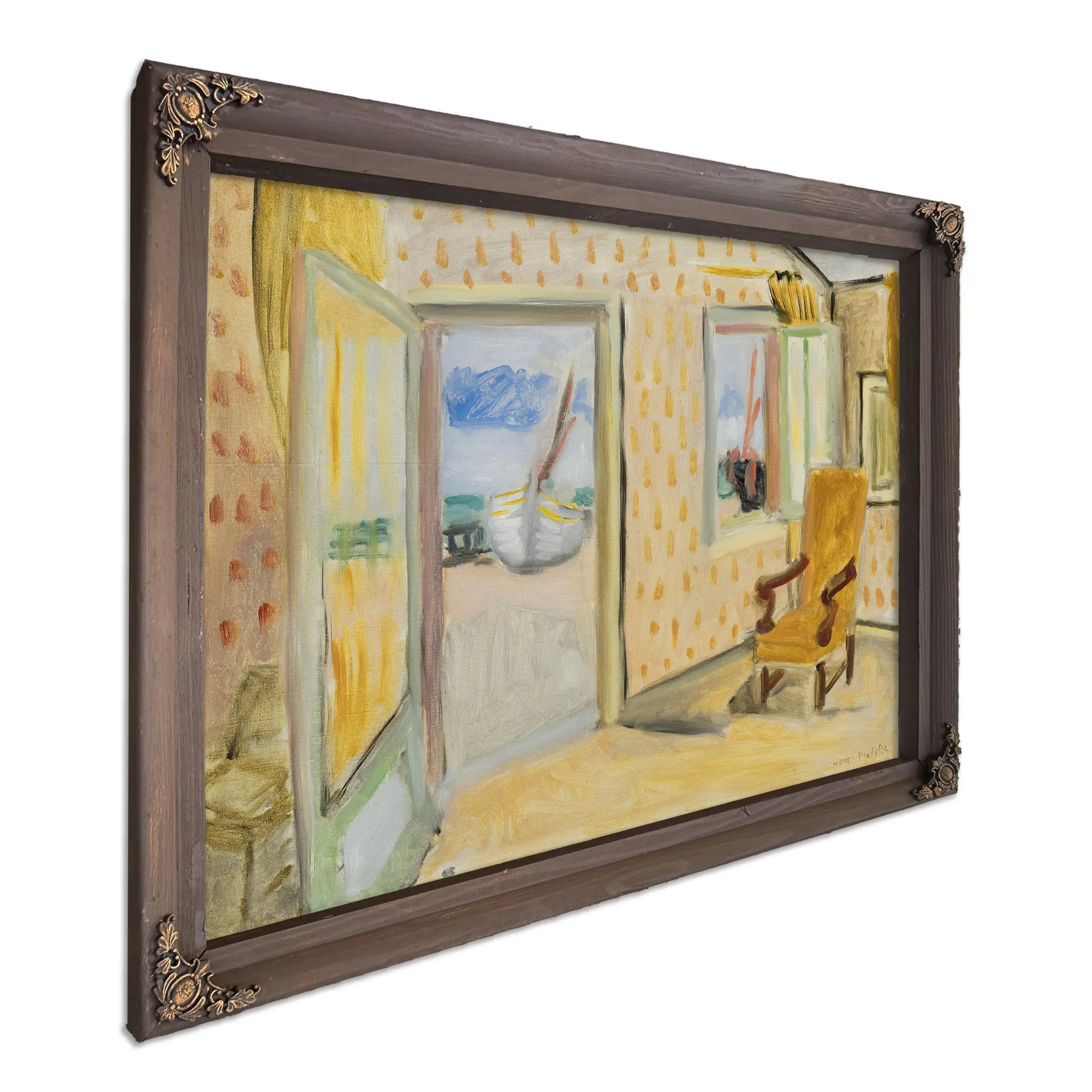 Interior With A Violin Case by Henri Matisse