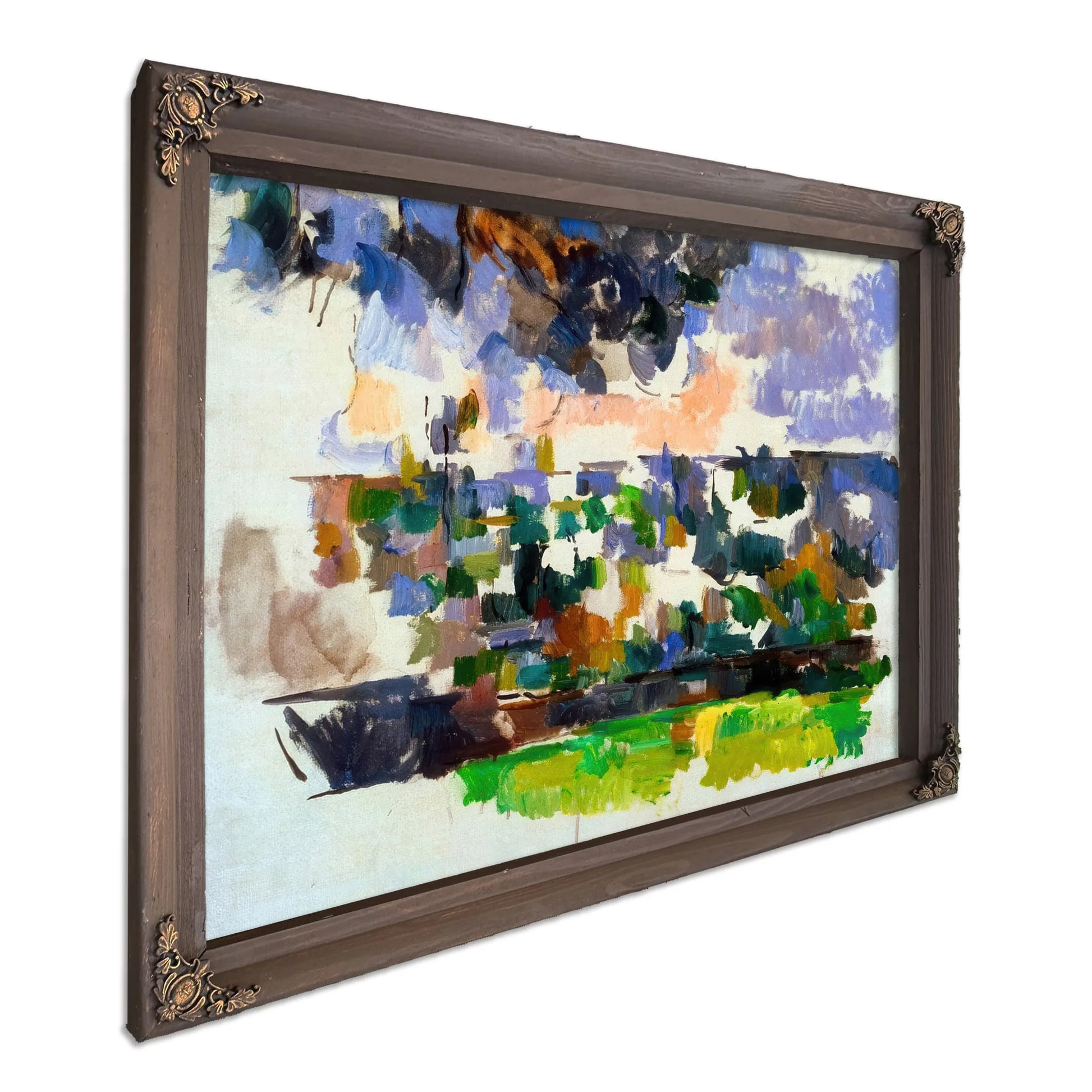 The Garden At Les Lauves By Paul Cezanne Fine Art Print