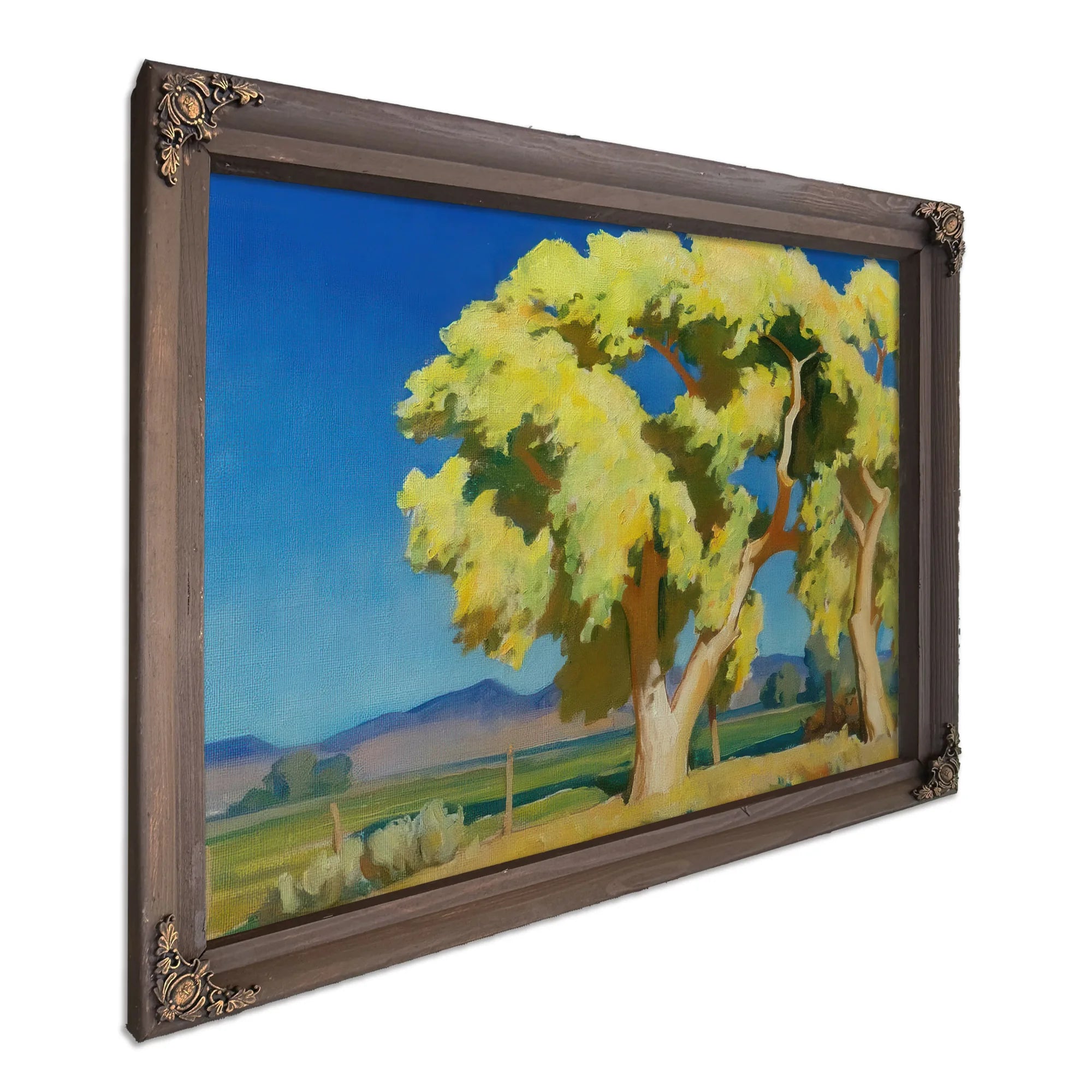 Young Cottonwoods By Maynard Dixon Fine Art Print