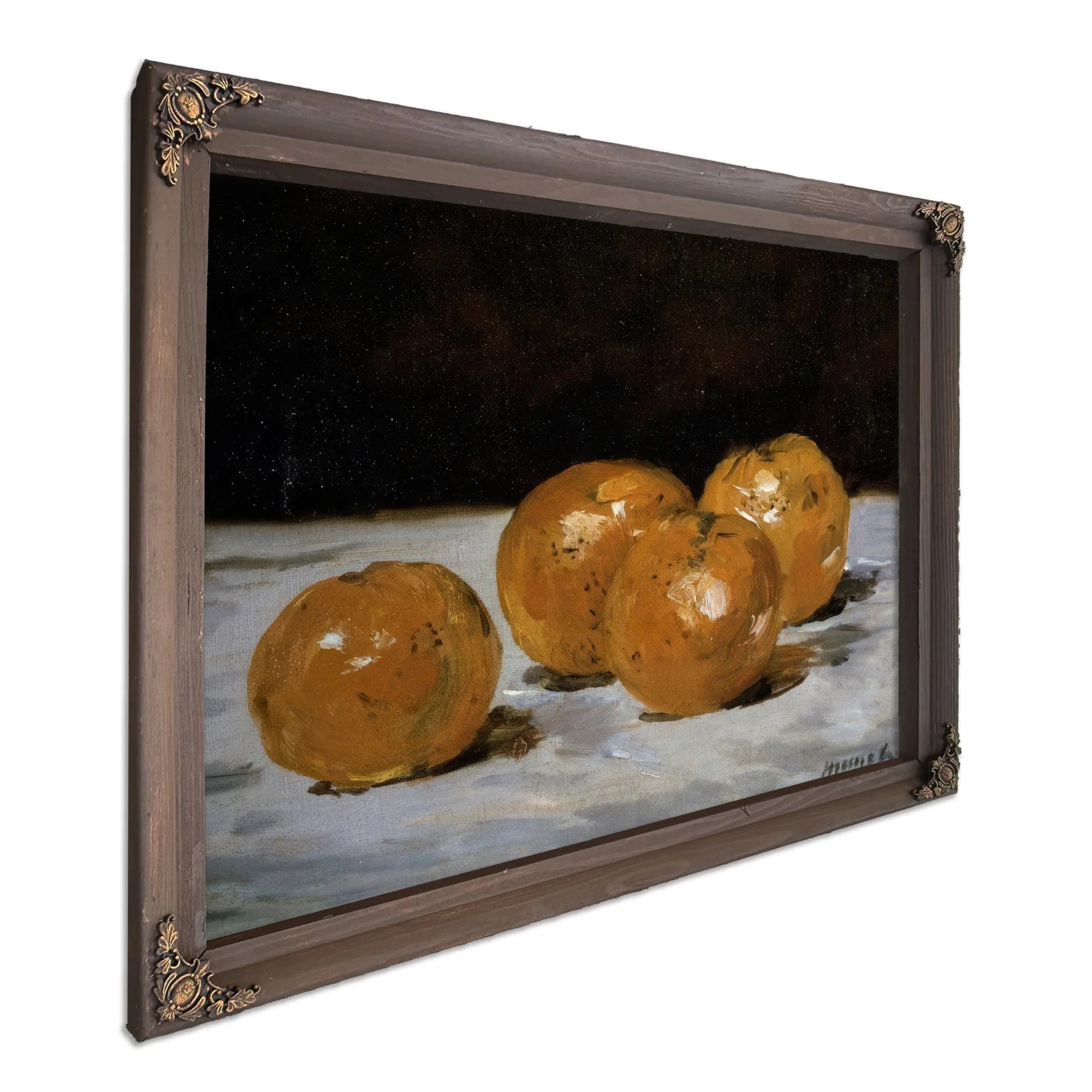 Four Mandarin Oranges By Edouard Manet Fine Art Print