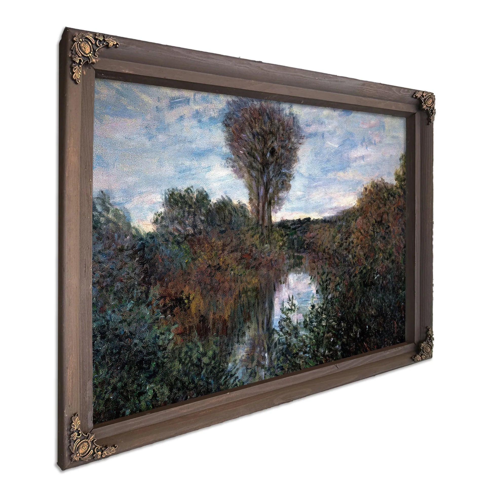 Small Bend In The Seine By Claude Monet Fine Art Print