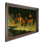 The Grass Fire  by Frederic Remington