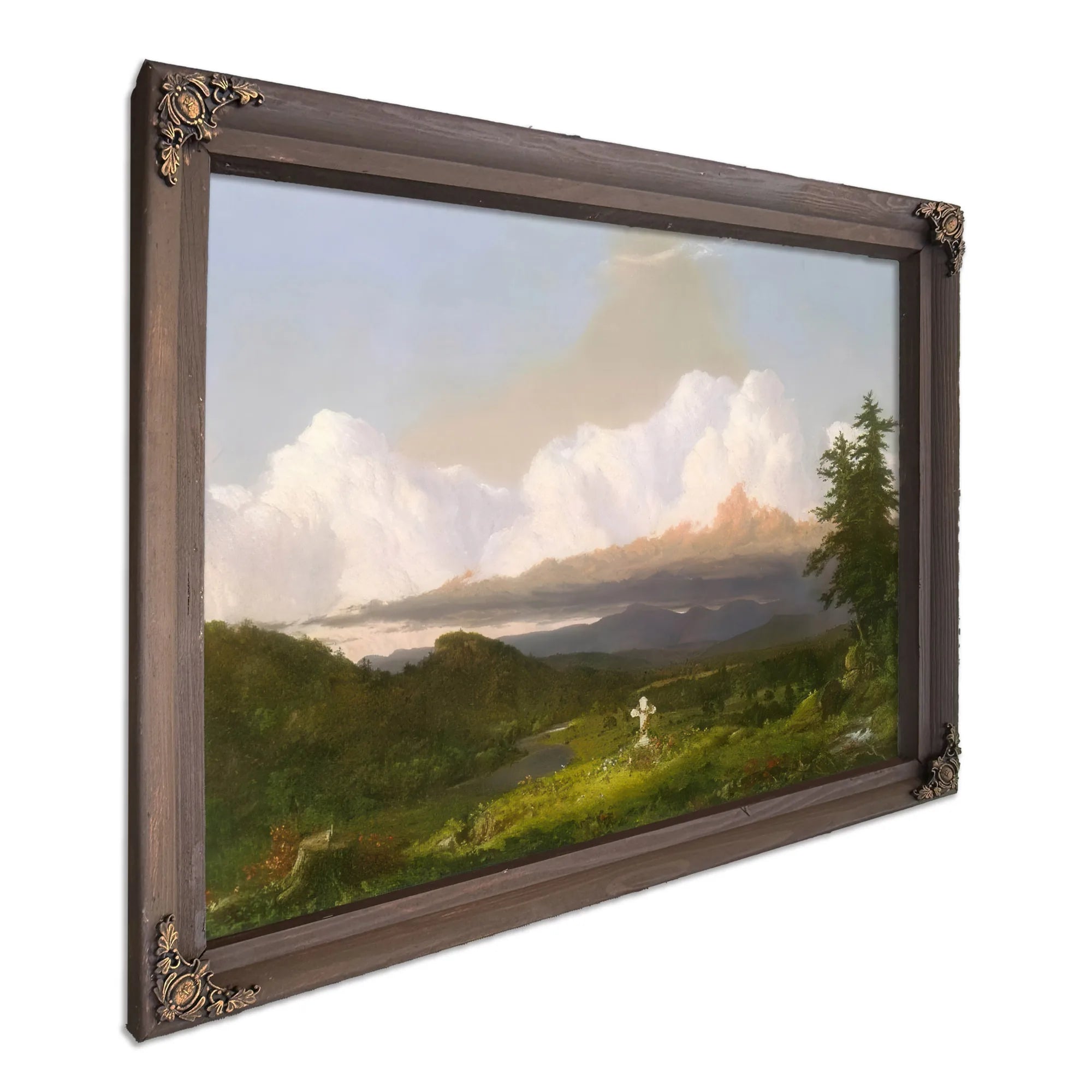 To The Memory Of Cole By Frederic Edwin Church Fine Art Print