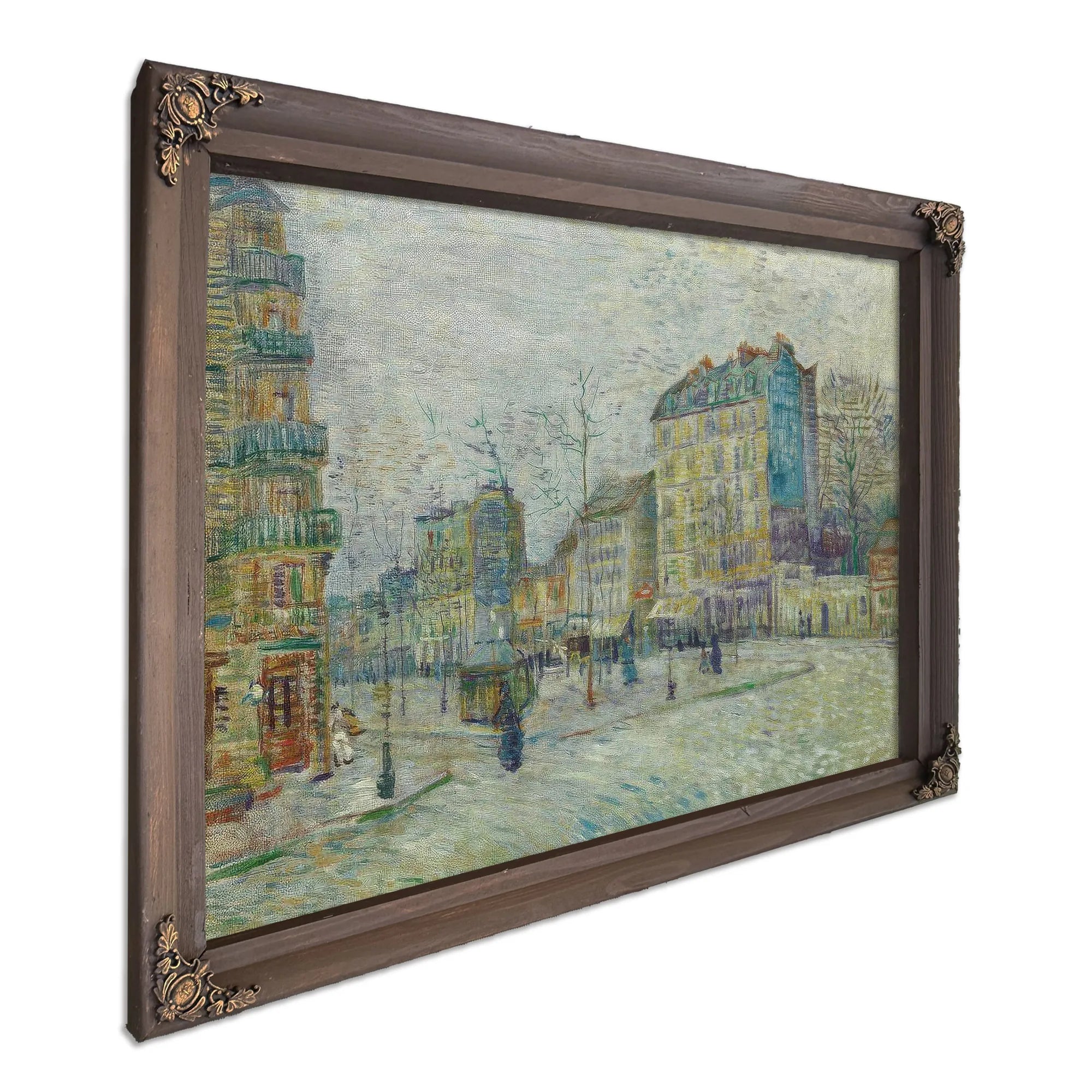The Boulevard De Clichy Paris (El Bulevar De Clichy Paris) By Vincent Van Gogh Fine Art Print
