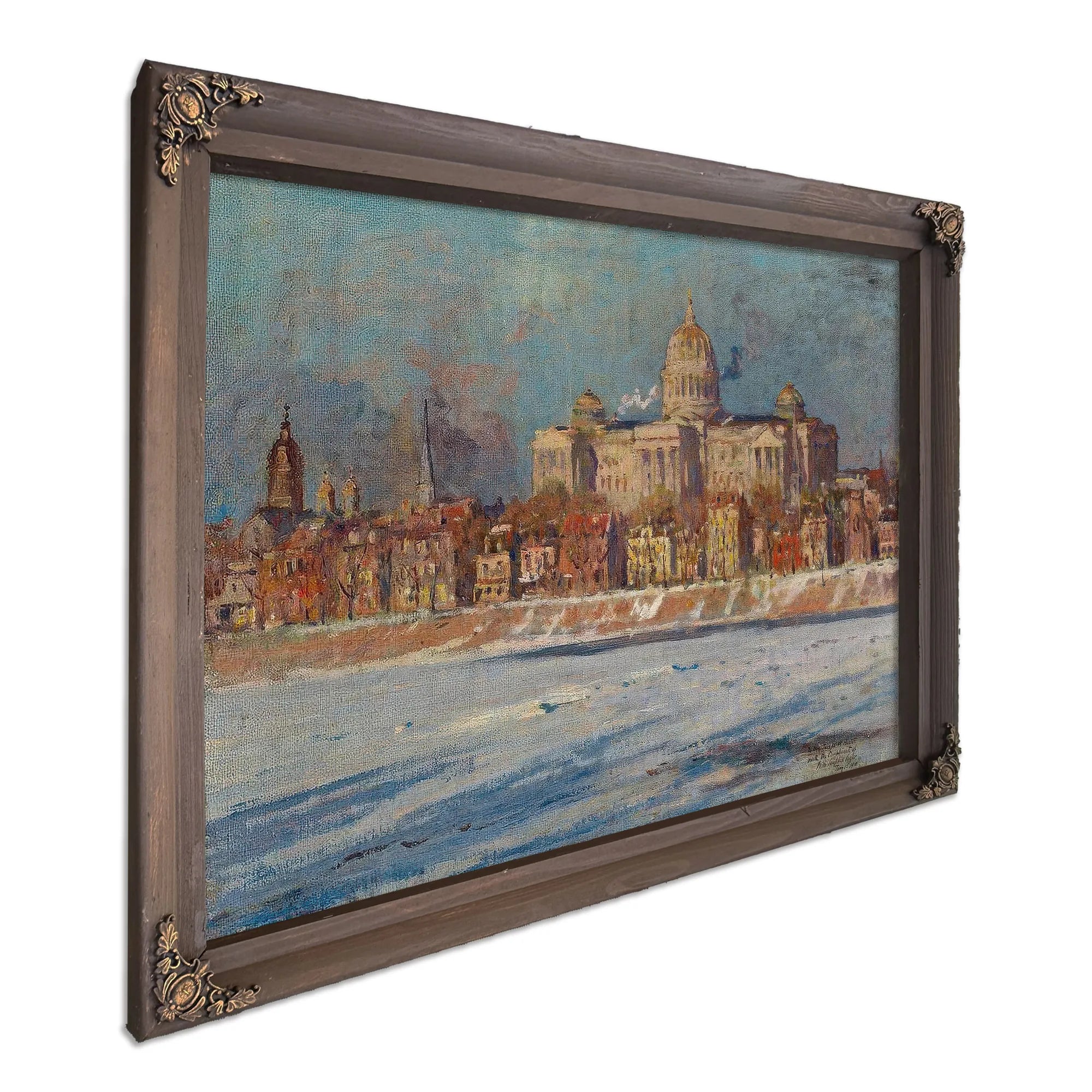 The Pennsylvania State Capitol Building, Harrisburg By Colin Campbell Cooper Fine Art Print