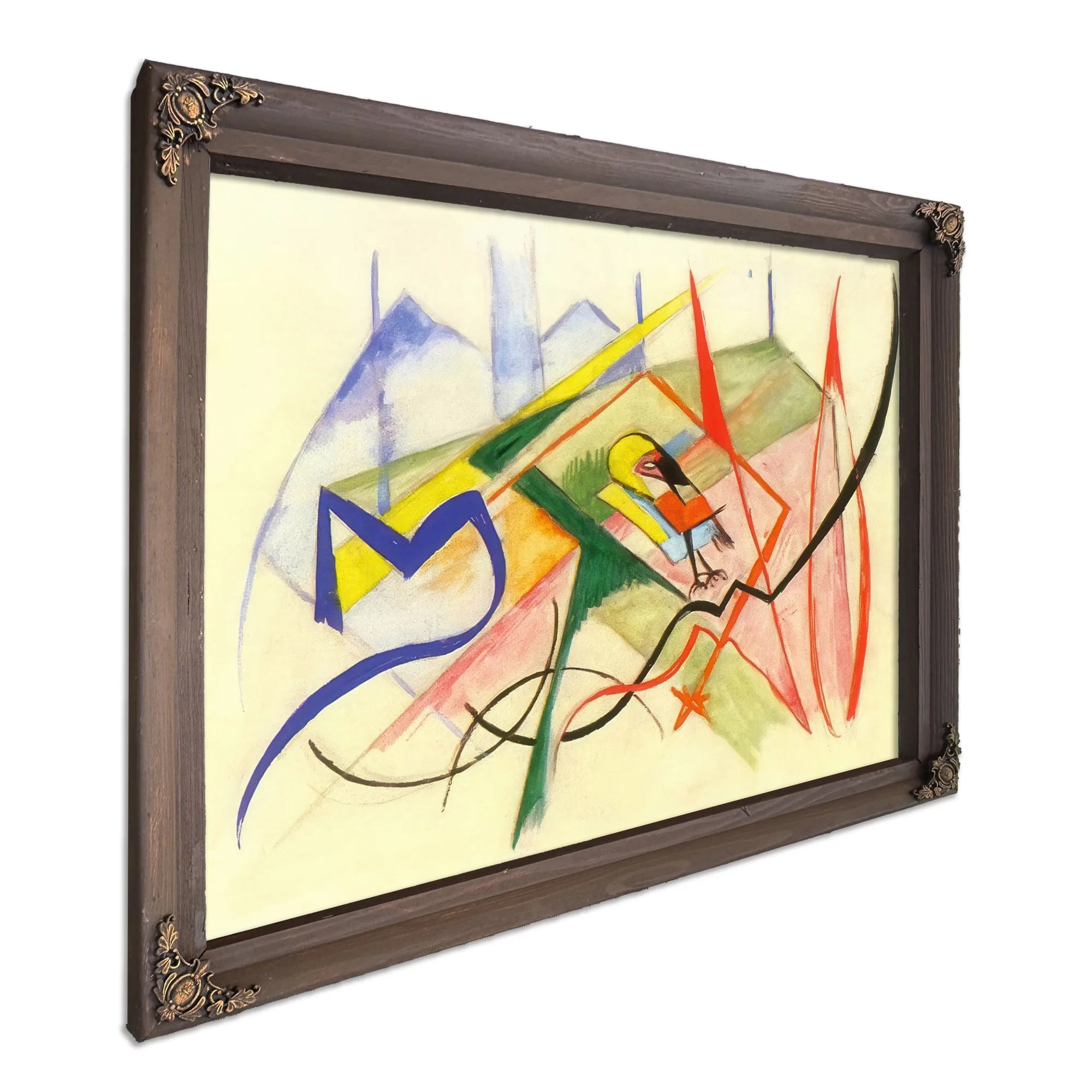 Smal Mythical Creature By Franz Marc Fine Art Print