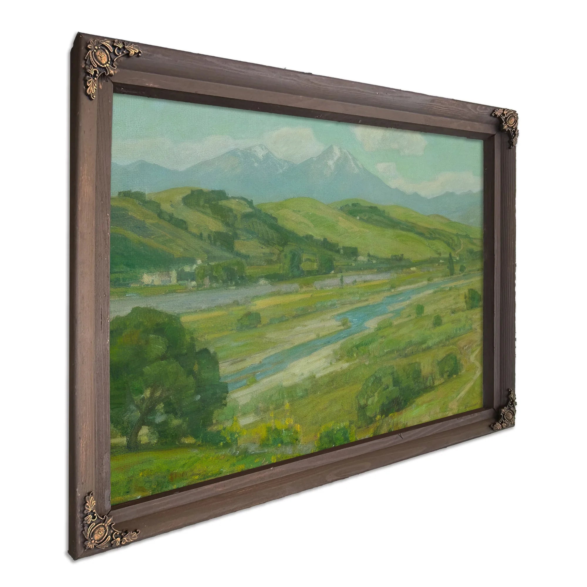 San Juan Creek Near The Mission By William Wendt Fine Art Print