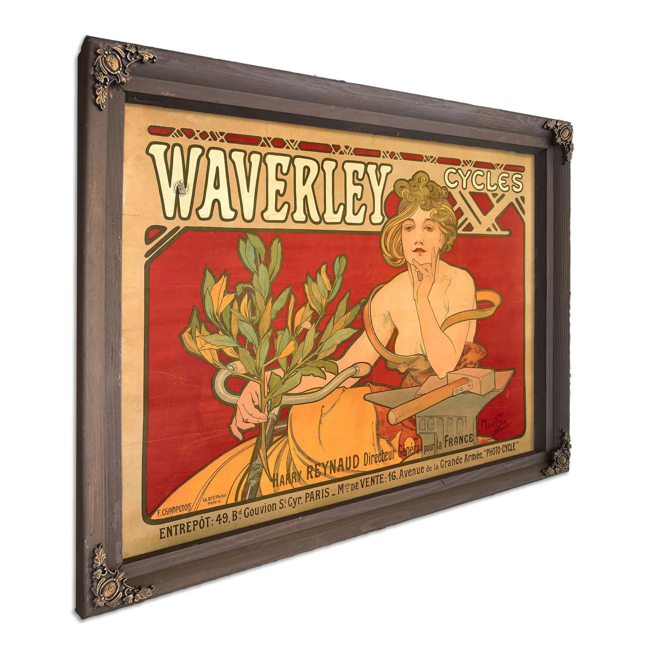 Waverley Cycles by Alphonse Mucha