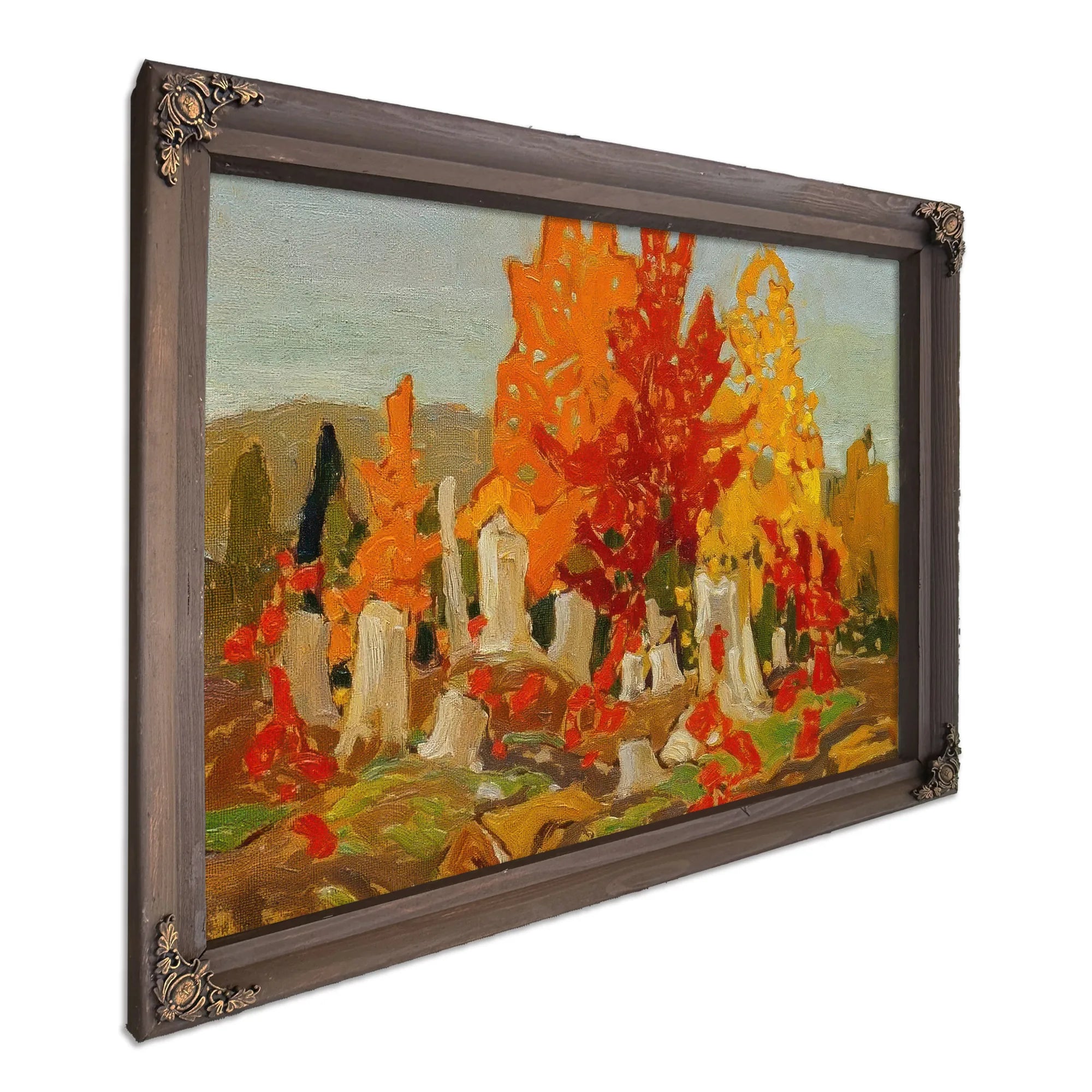 Red Maples By Frank Carmichael Fine Art Print