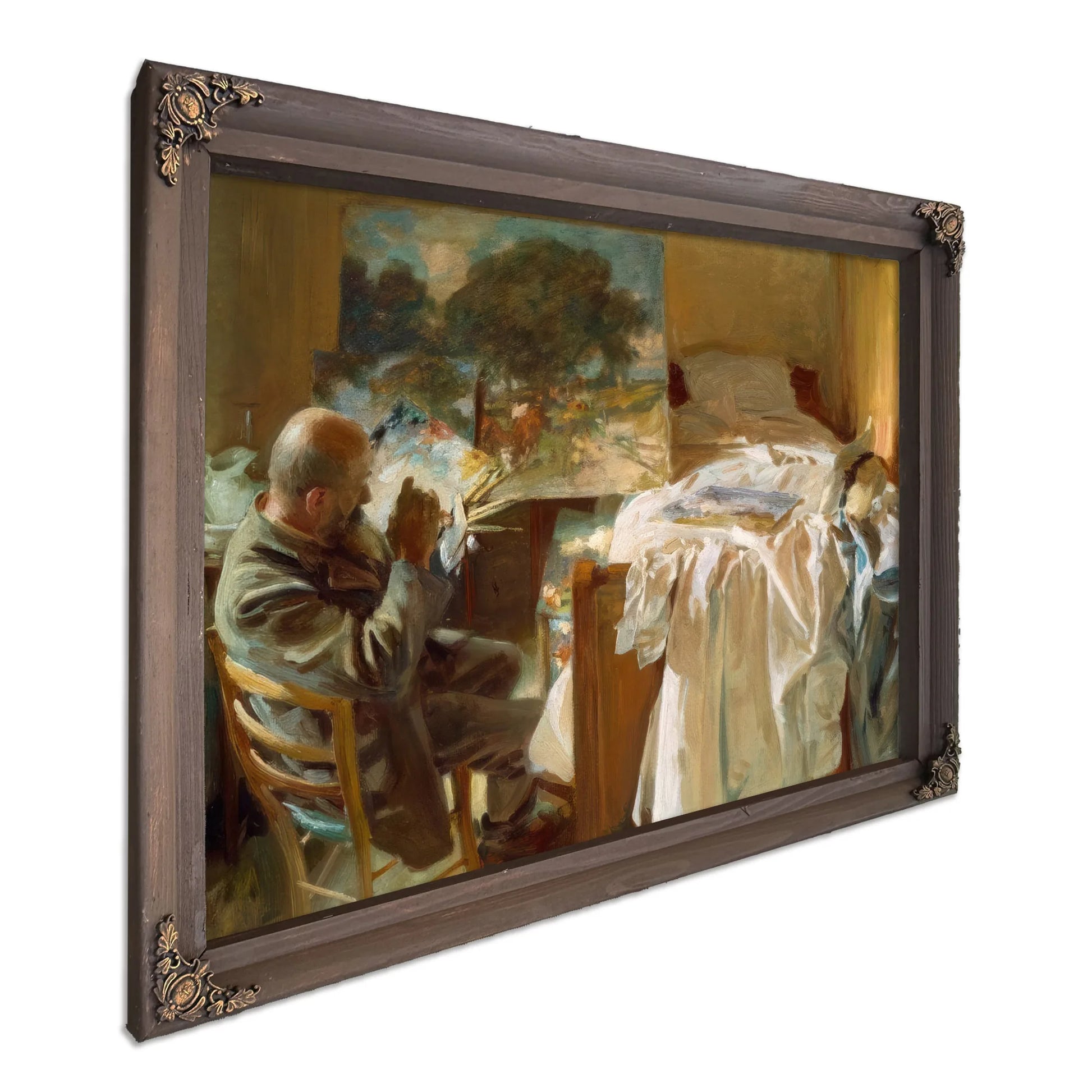 An Artist In His Studio By John Singer Sargent Fine Art Print