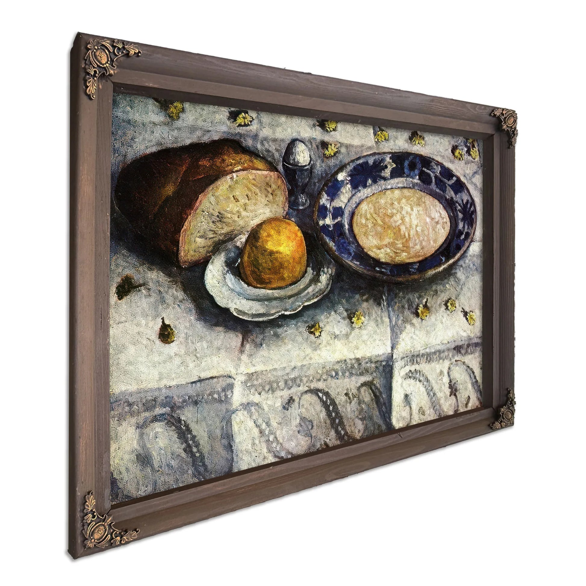 Still Life With A Plate Of Milk By Paula Modersohn Becker Fine Art Print