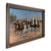 A Dash For The Timber by Frederic Remington