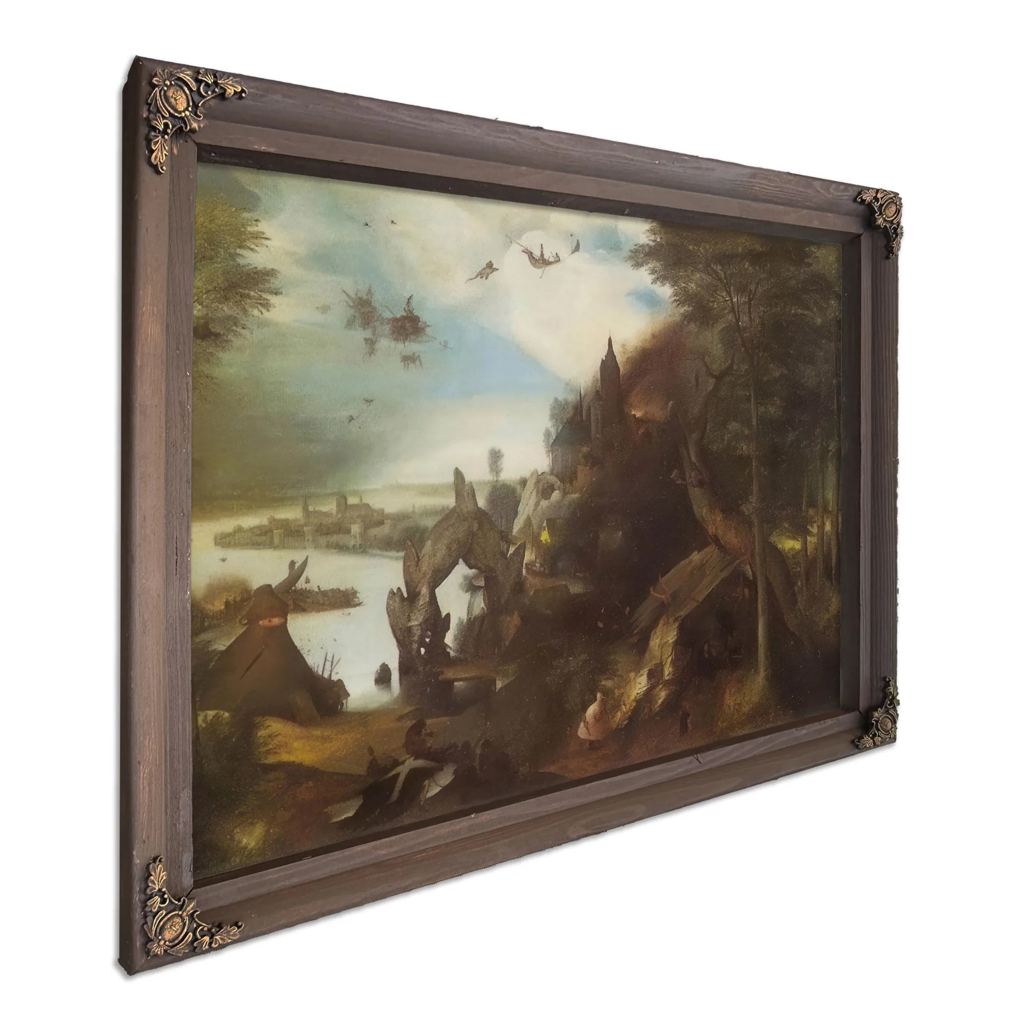 The Temptation Of St By Pieter Bruegel Fine Art Print