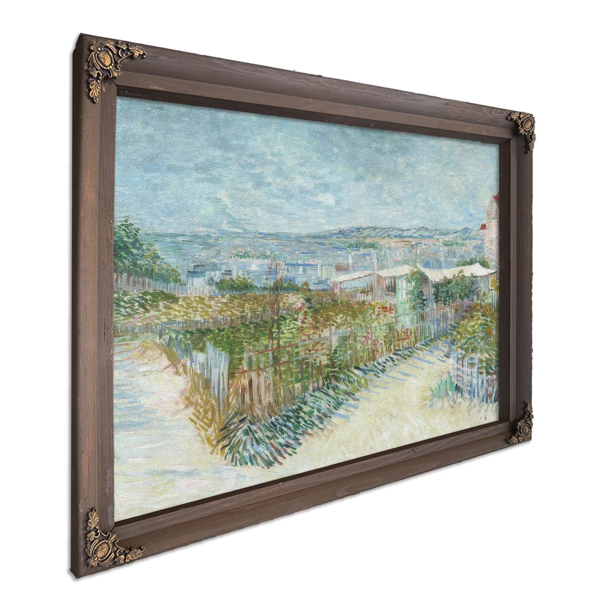 Montmartre Behind The Moulin De La Galette By Vincent Van Gogh Fine Art Print
