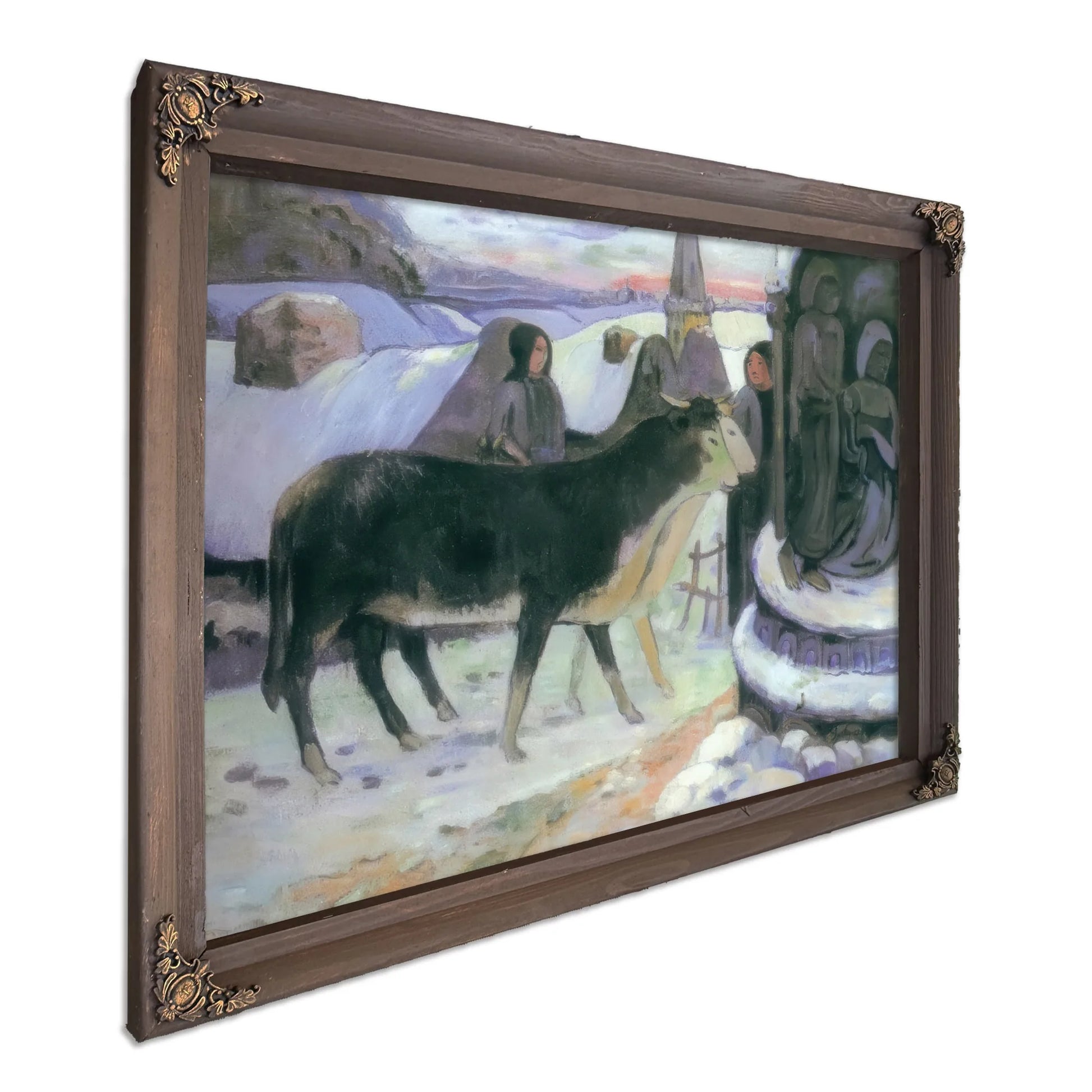 The Holy Night By Paul Gauguin Fine Art Print