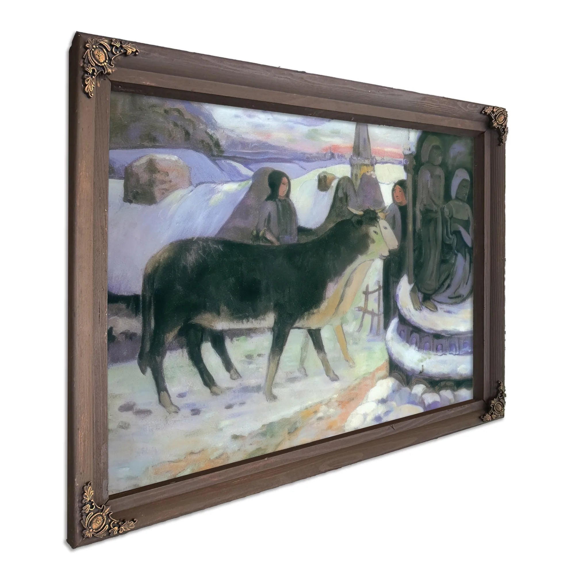 The Holy Night By Paul Gauguin Fine Art Print