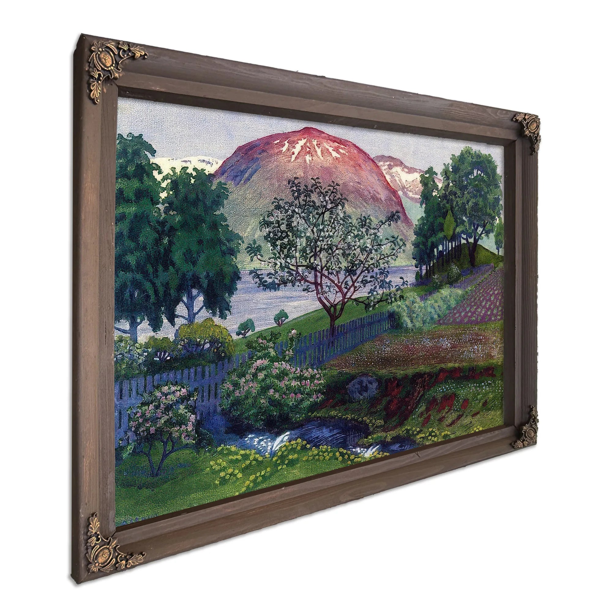 A Night In June In The Garden 1 By Nicolai Astrup Fine Art Print
