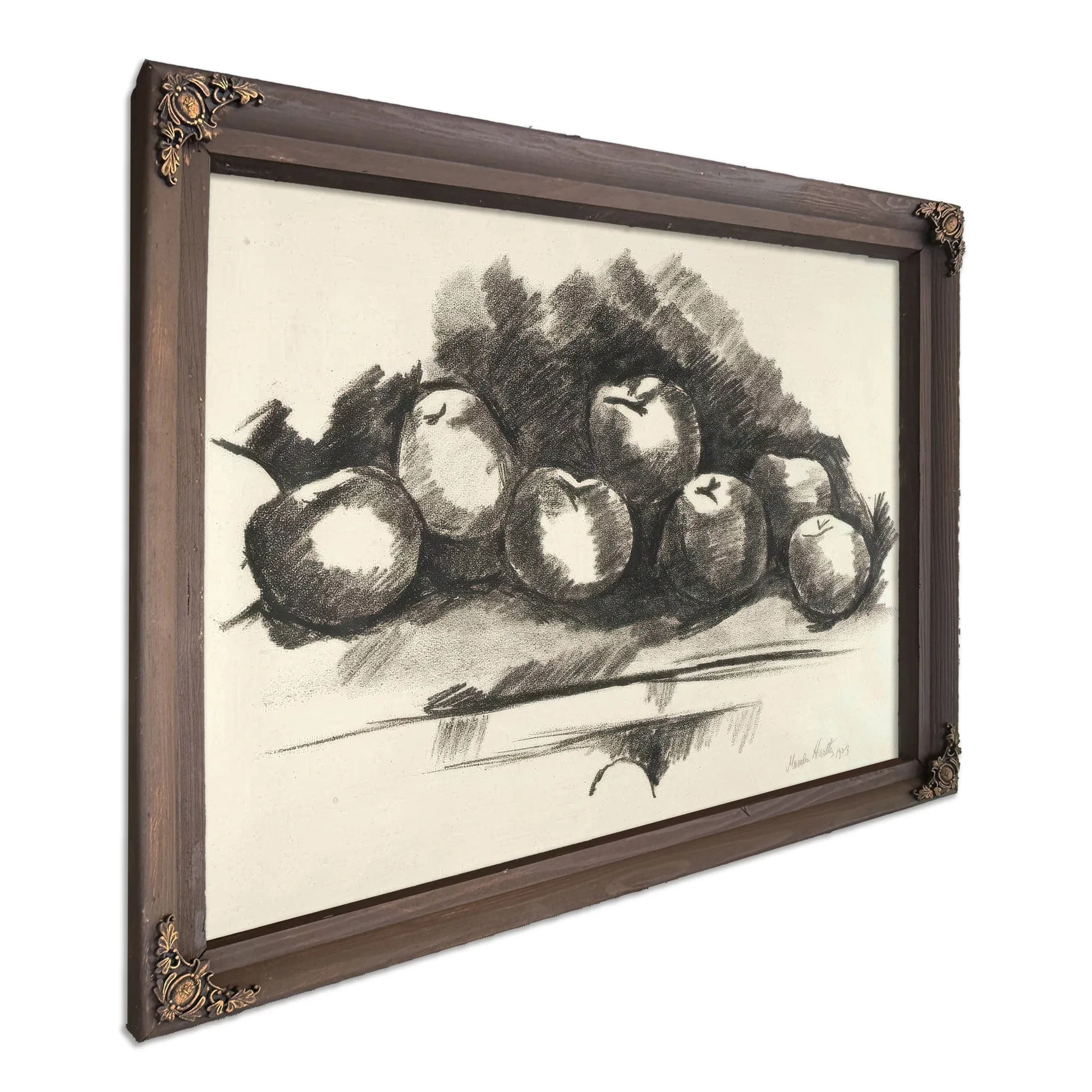 Apples On Table By Marsden Hartley Fine Art Print