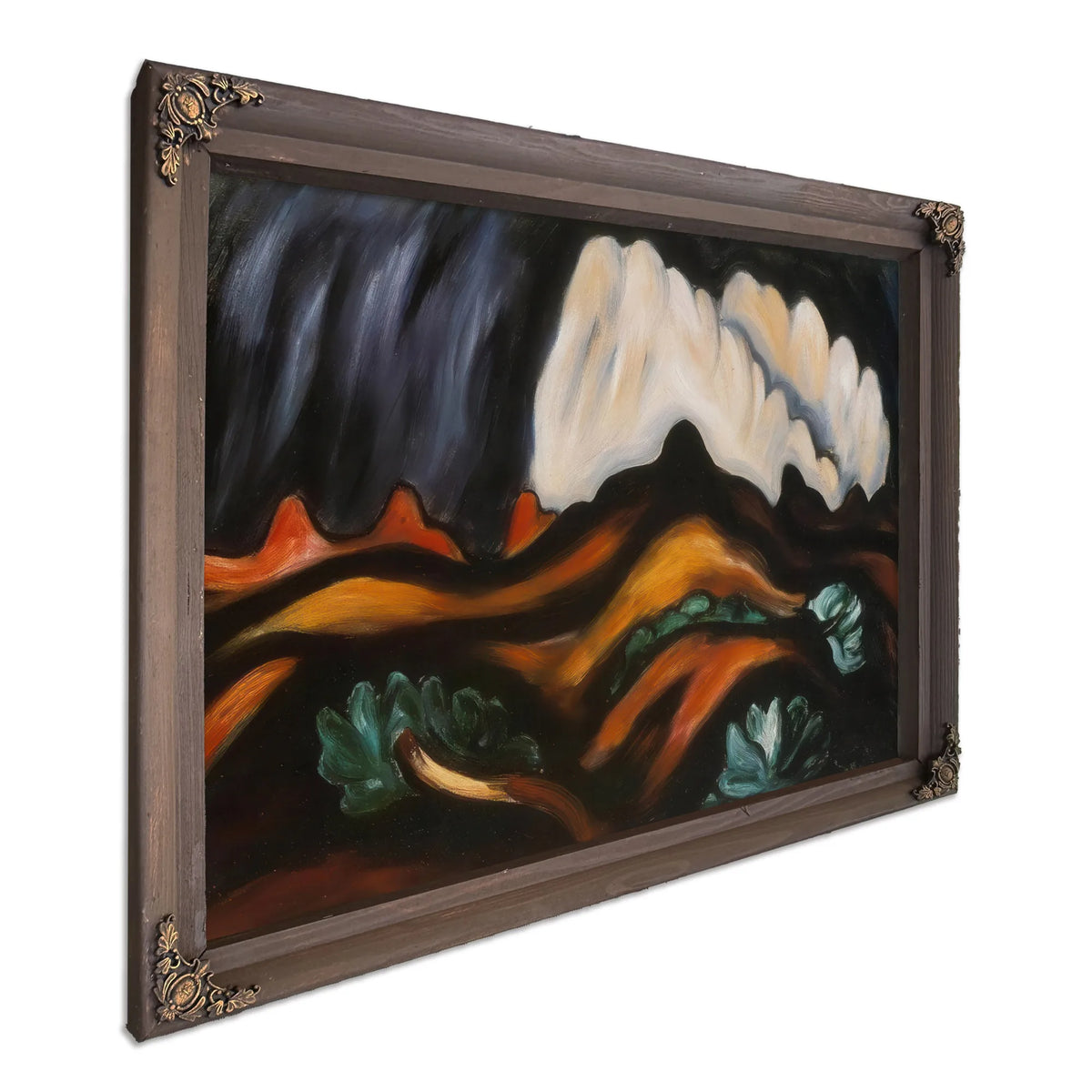 New Mexico Recollections Storm By Marsden Hartley Fine Art Print