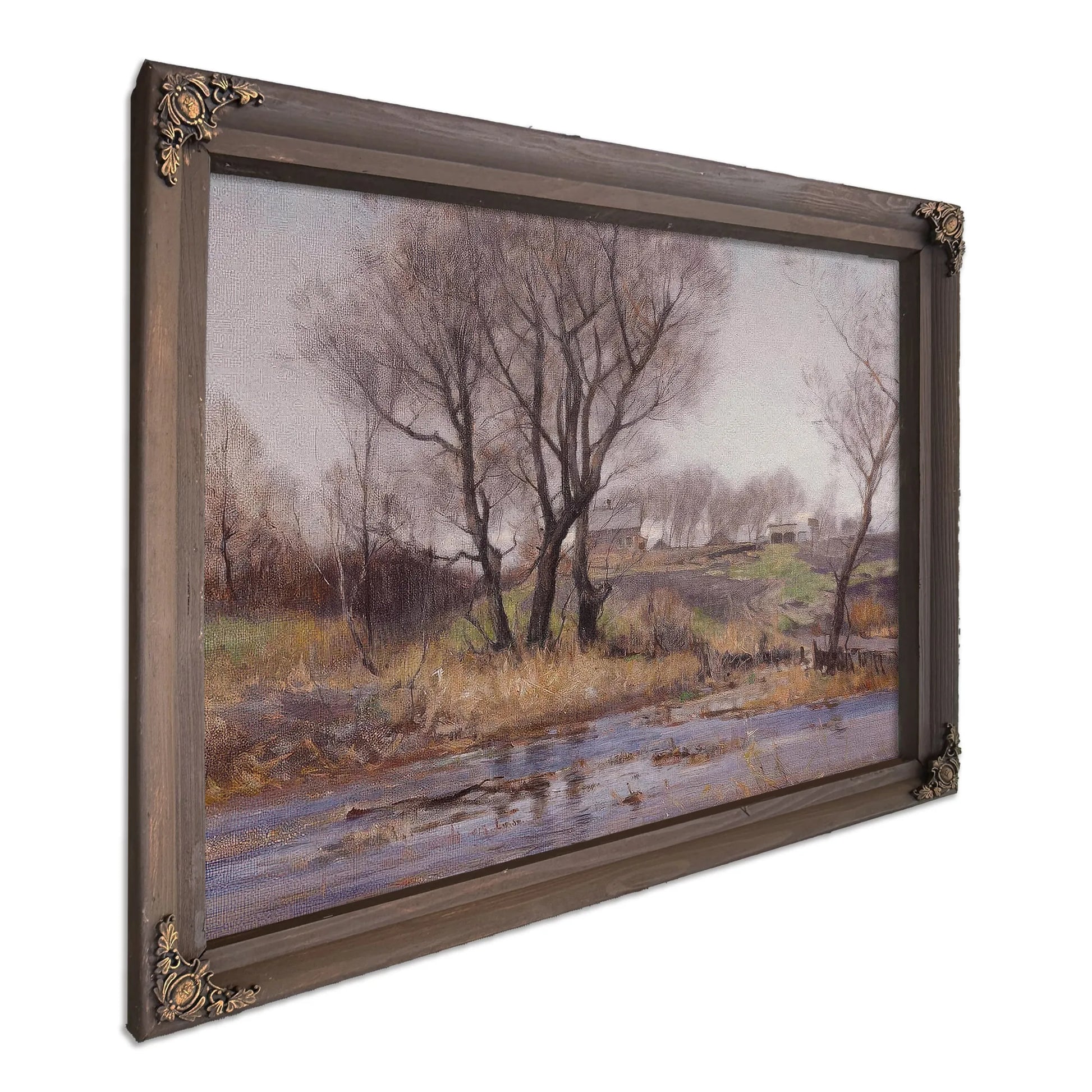 Owens Valley Farm By William Wendt Fine Art Print