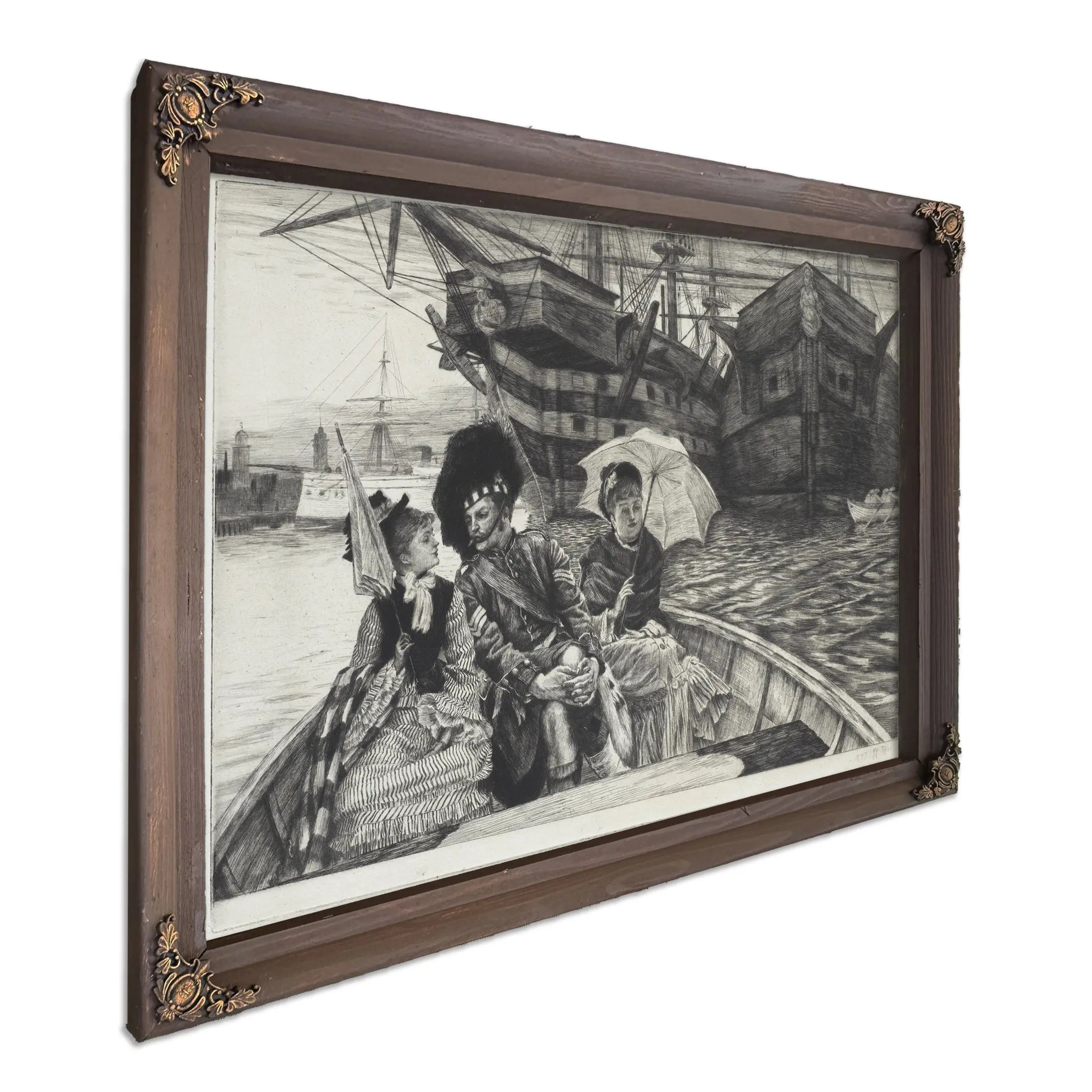 Entre Les Deux Mon Coeur Balance Artist by James Tissot