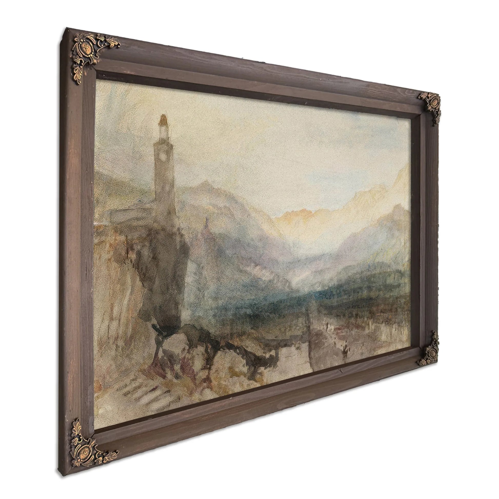 The Pass Of The Splugen Sample Study By Joseph Mallord William Turner Fine Art Print