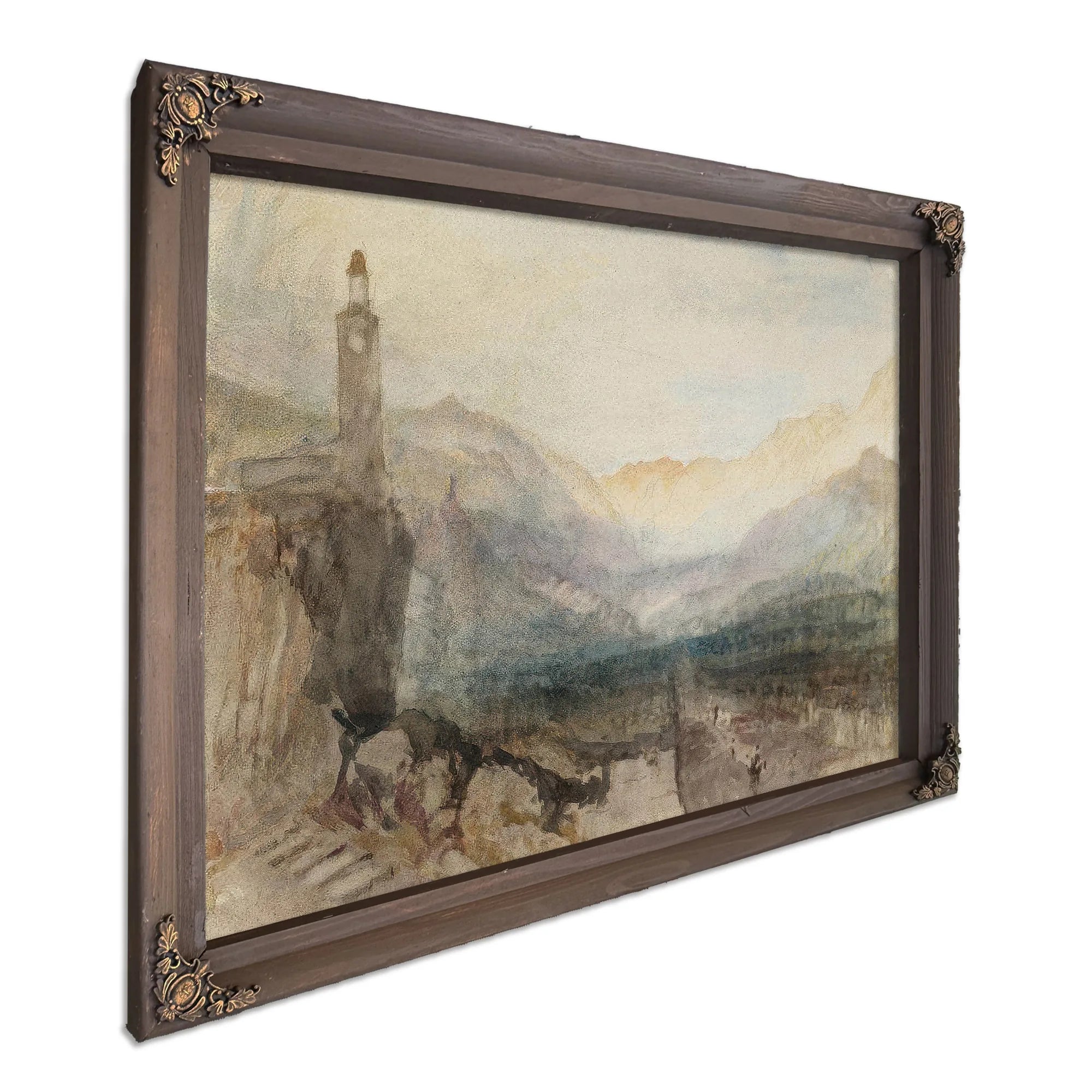 The Pass Of The Splugen Sample Study By Joseph Mallord William Turner Fine Art Print