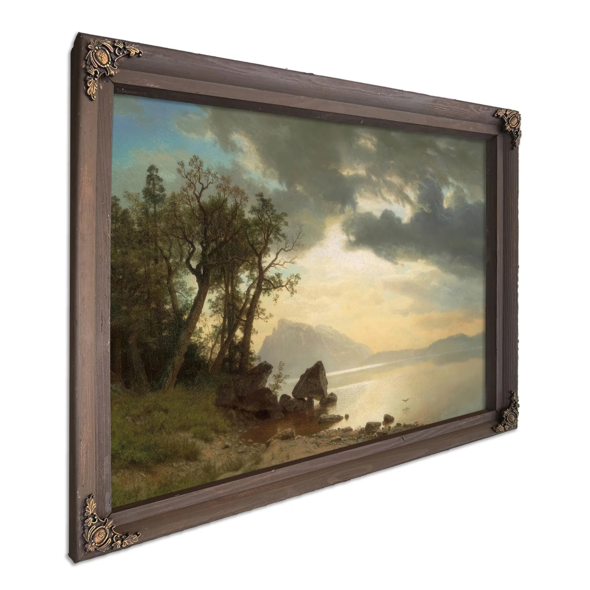 Lake Tahoe California By Albert Bierstadt Fine Art Print