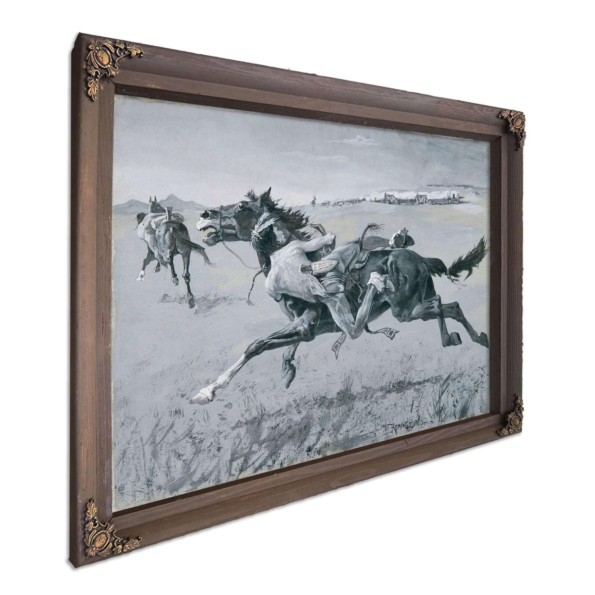 A Peril Of The Plains by Frederic Remington