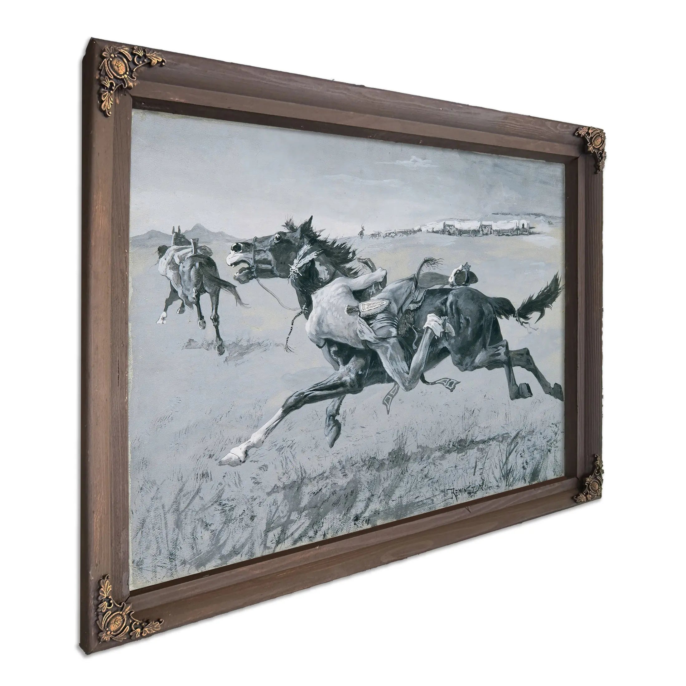 A Peril Of The Plains by Frederic Remington