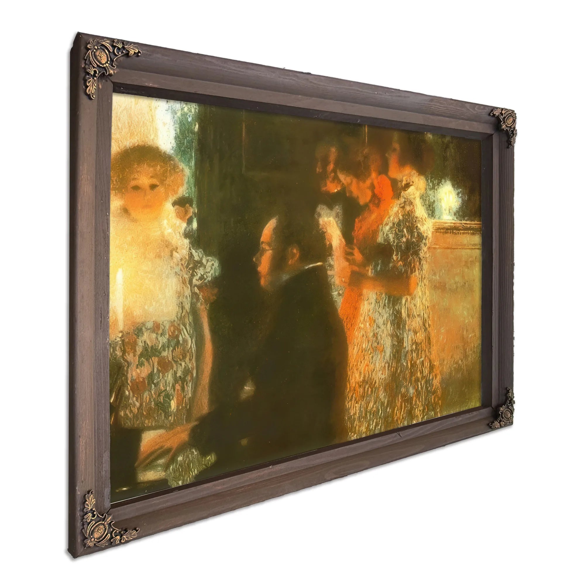 Schubert At Piano By Gustav Klimt Fine Art Print