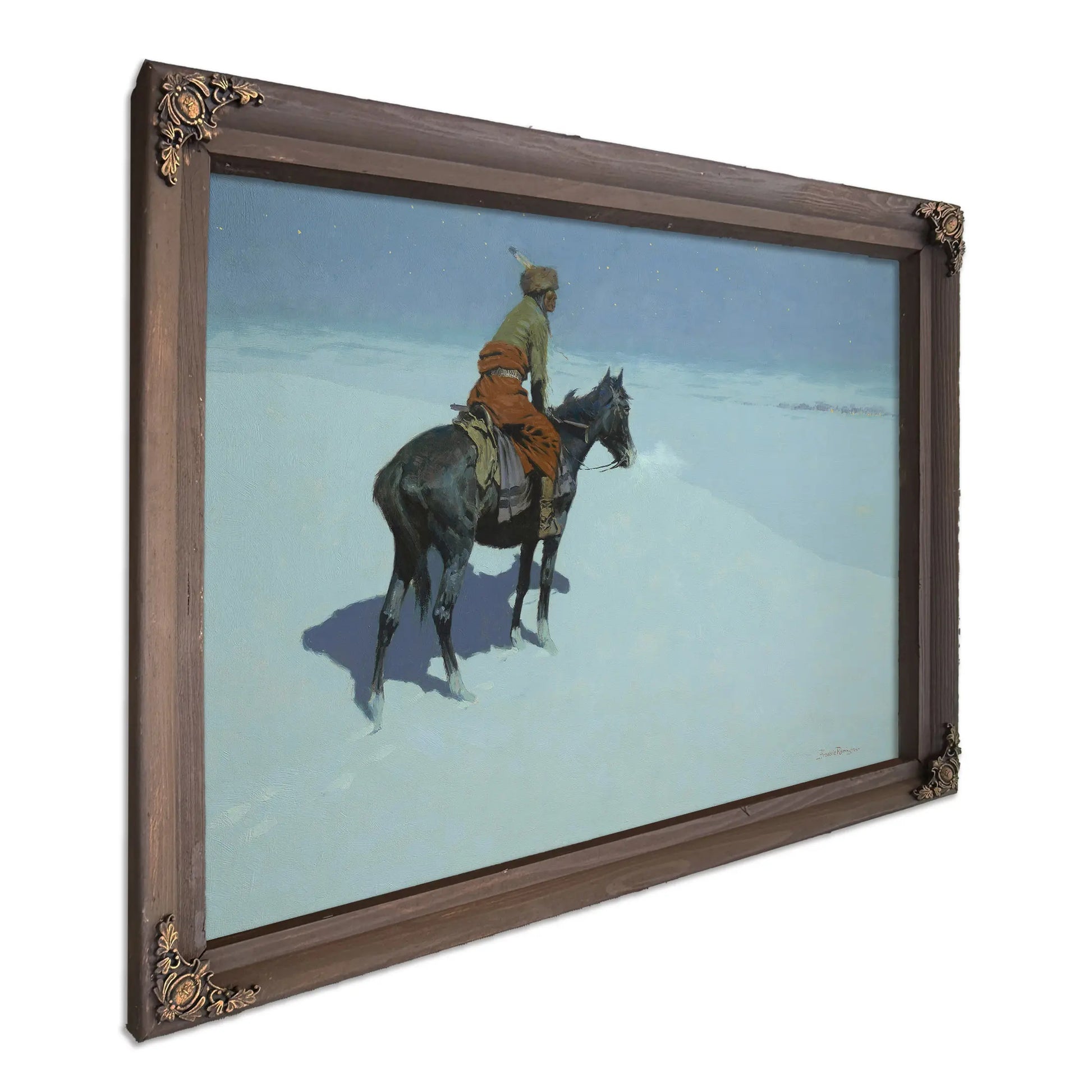 Friends Or Foes The Scout by Frederic Remington