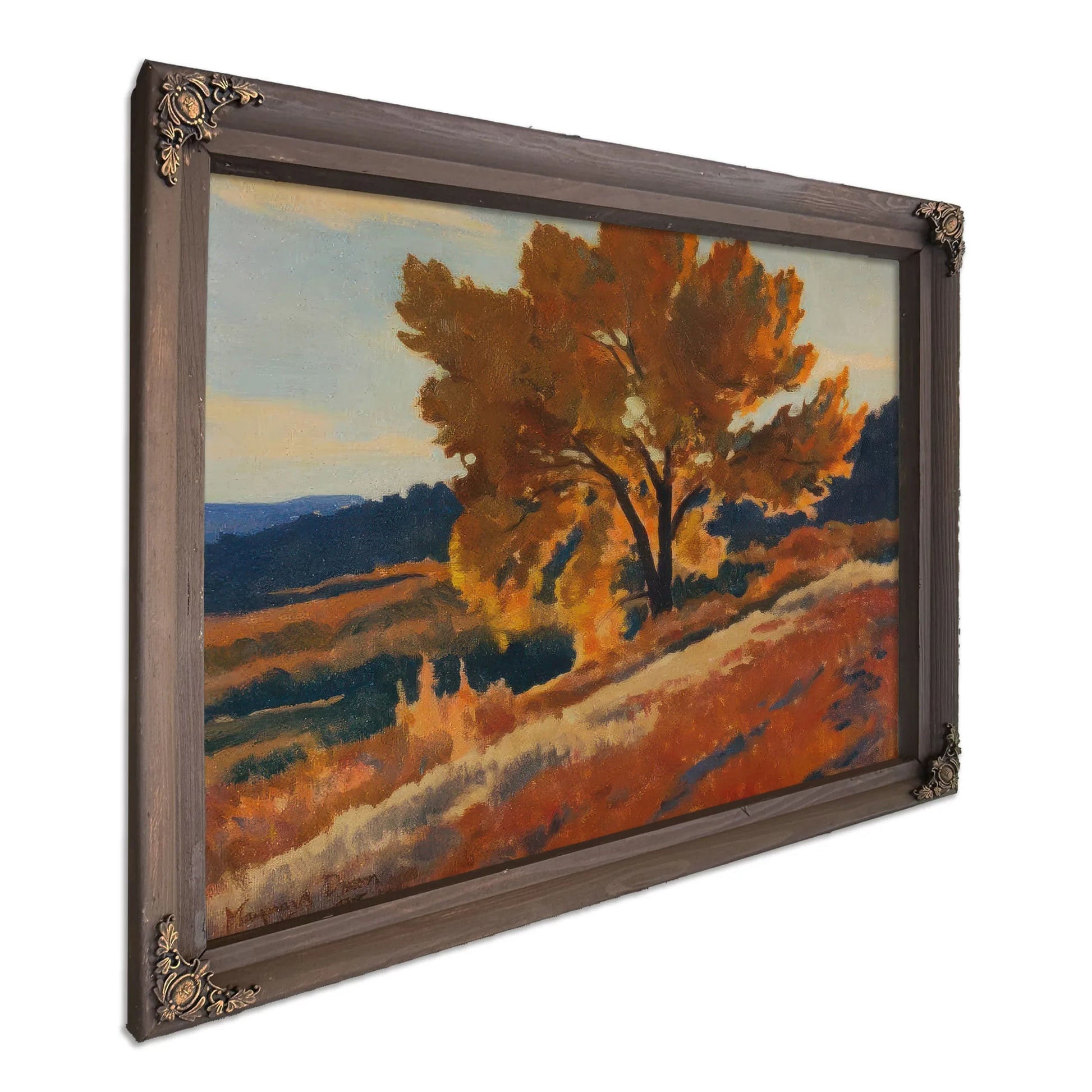 October Leafage By Maynard Dixon Fine Art Print