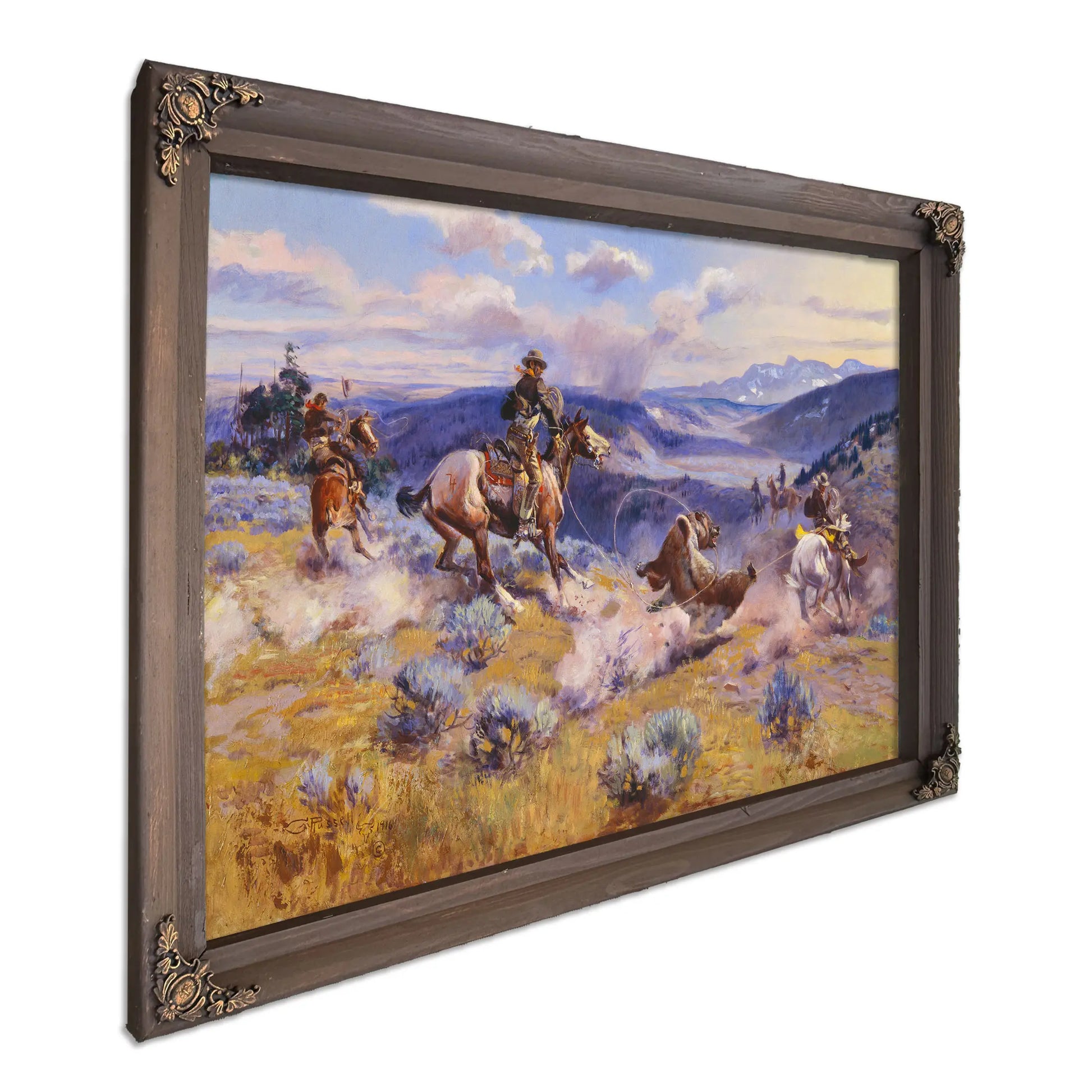 Loops And Swift Horses Are Surer Than Lead by Charles Marion Russell