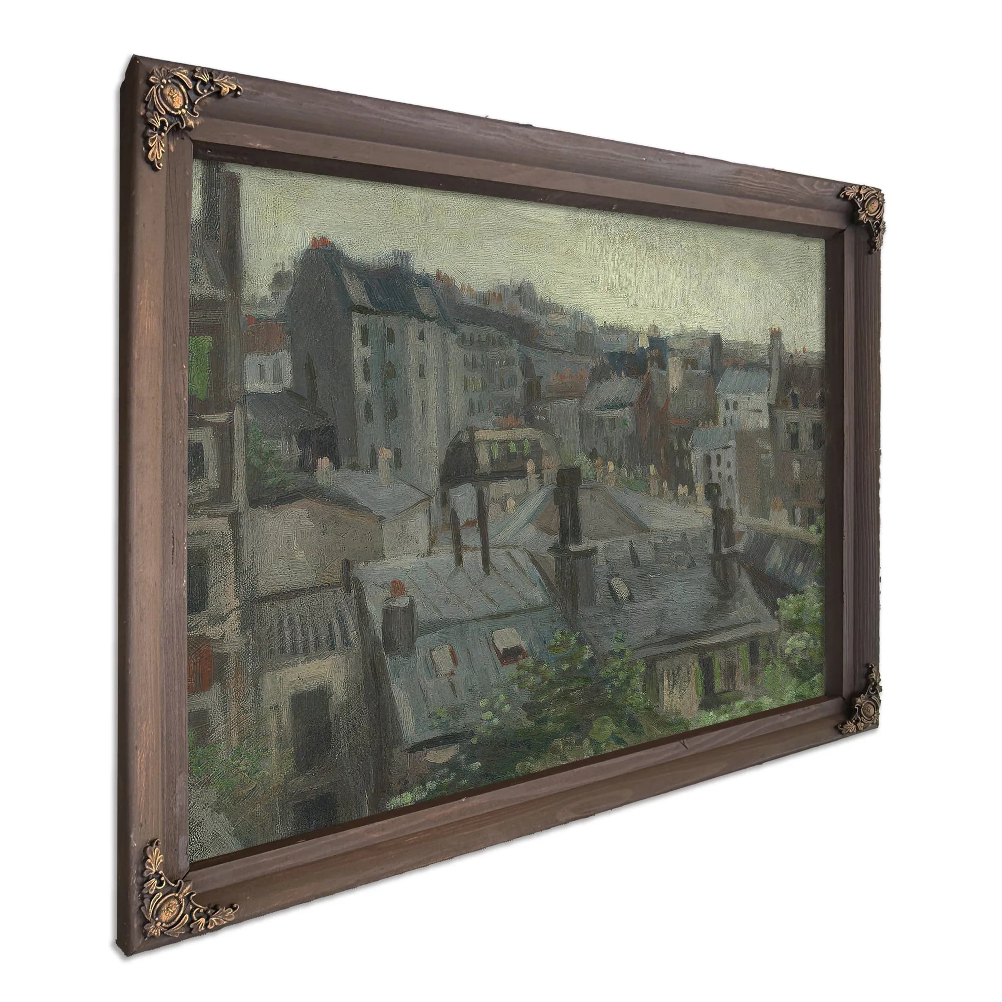 View From Vincent's Studio By Vincent Van Gogh Fine Art Print