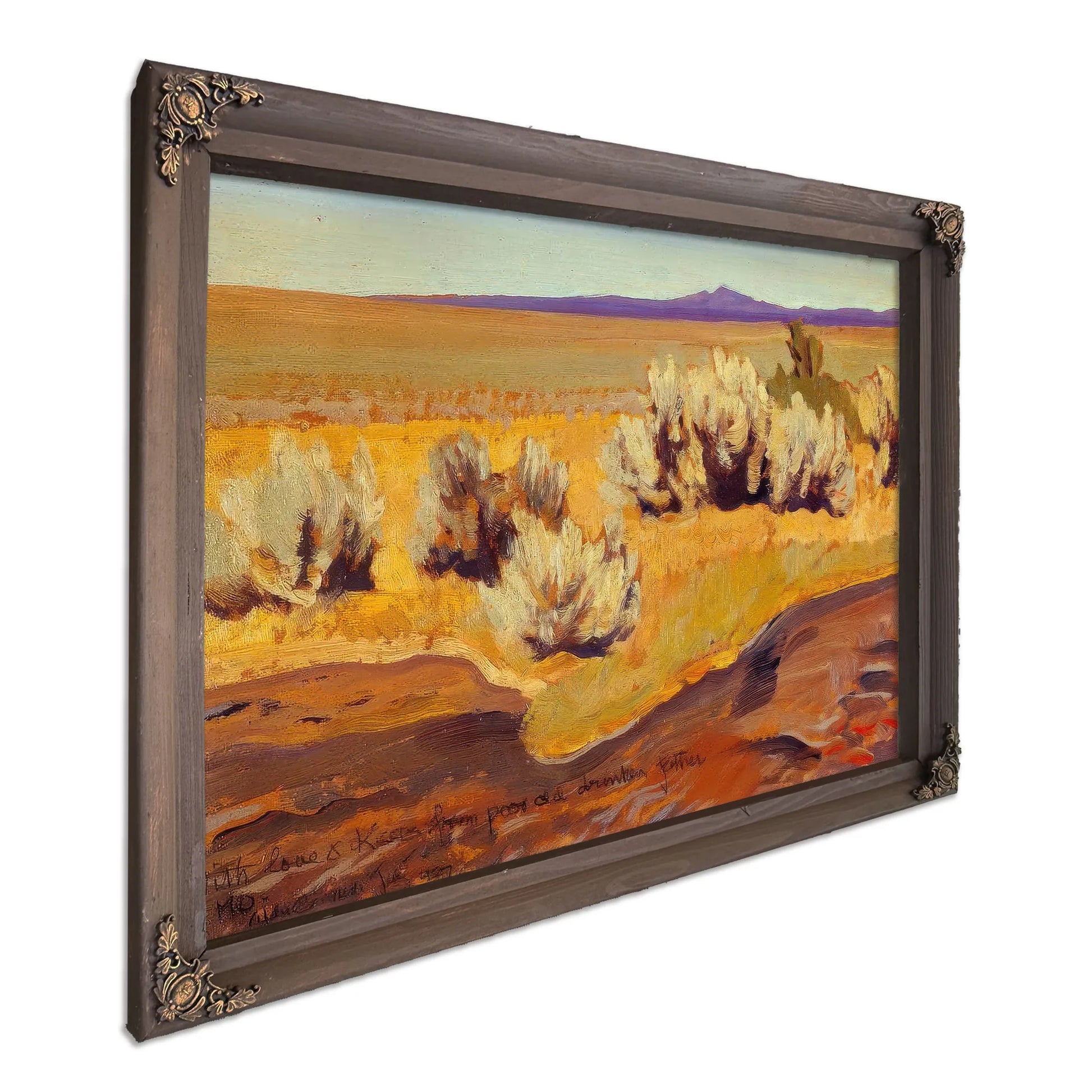 Stream Edge And Sage By Maynard Dixon Fine Art Print