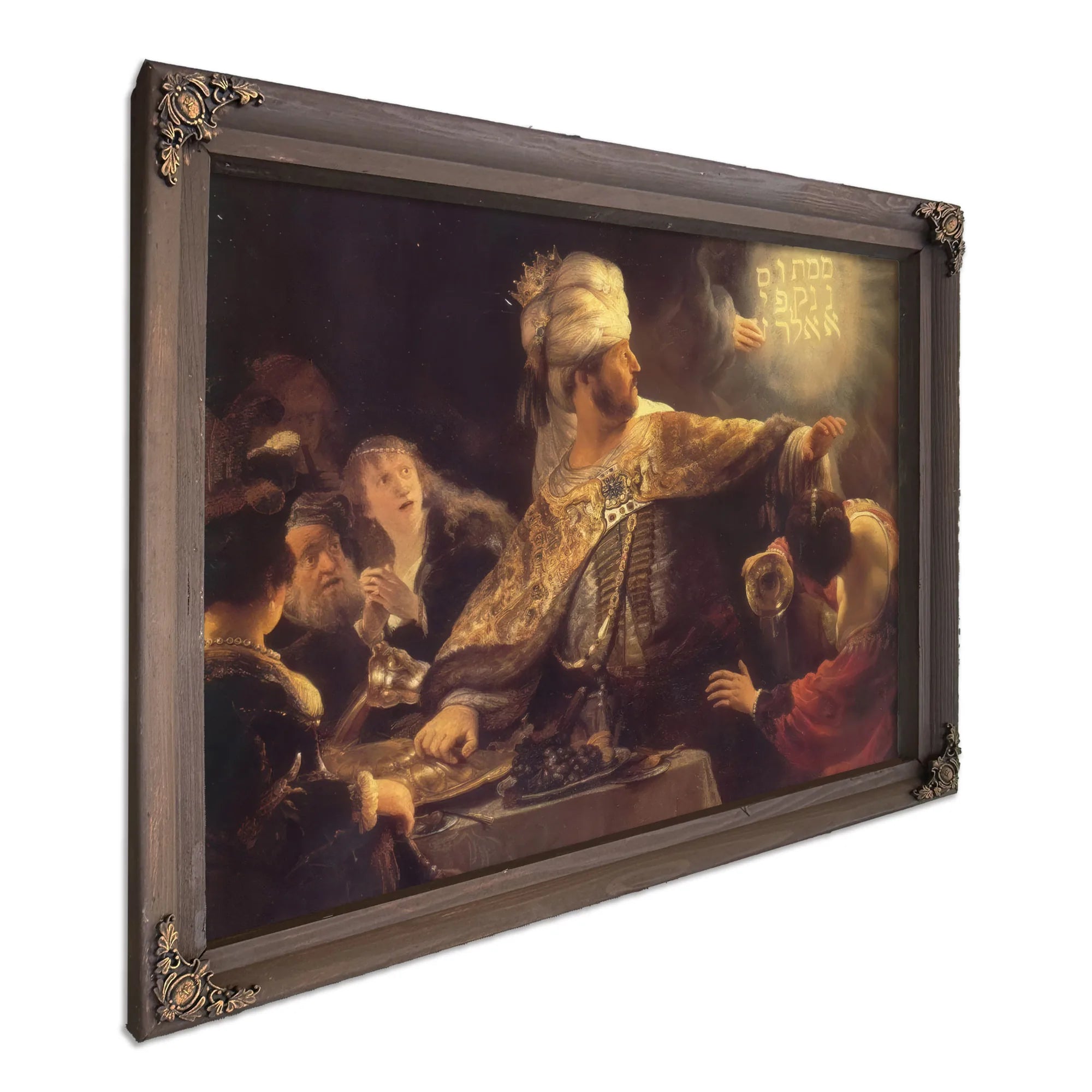 The Feast Of Belshazzar 1635 By Rembrandt Fine Art Print