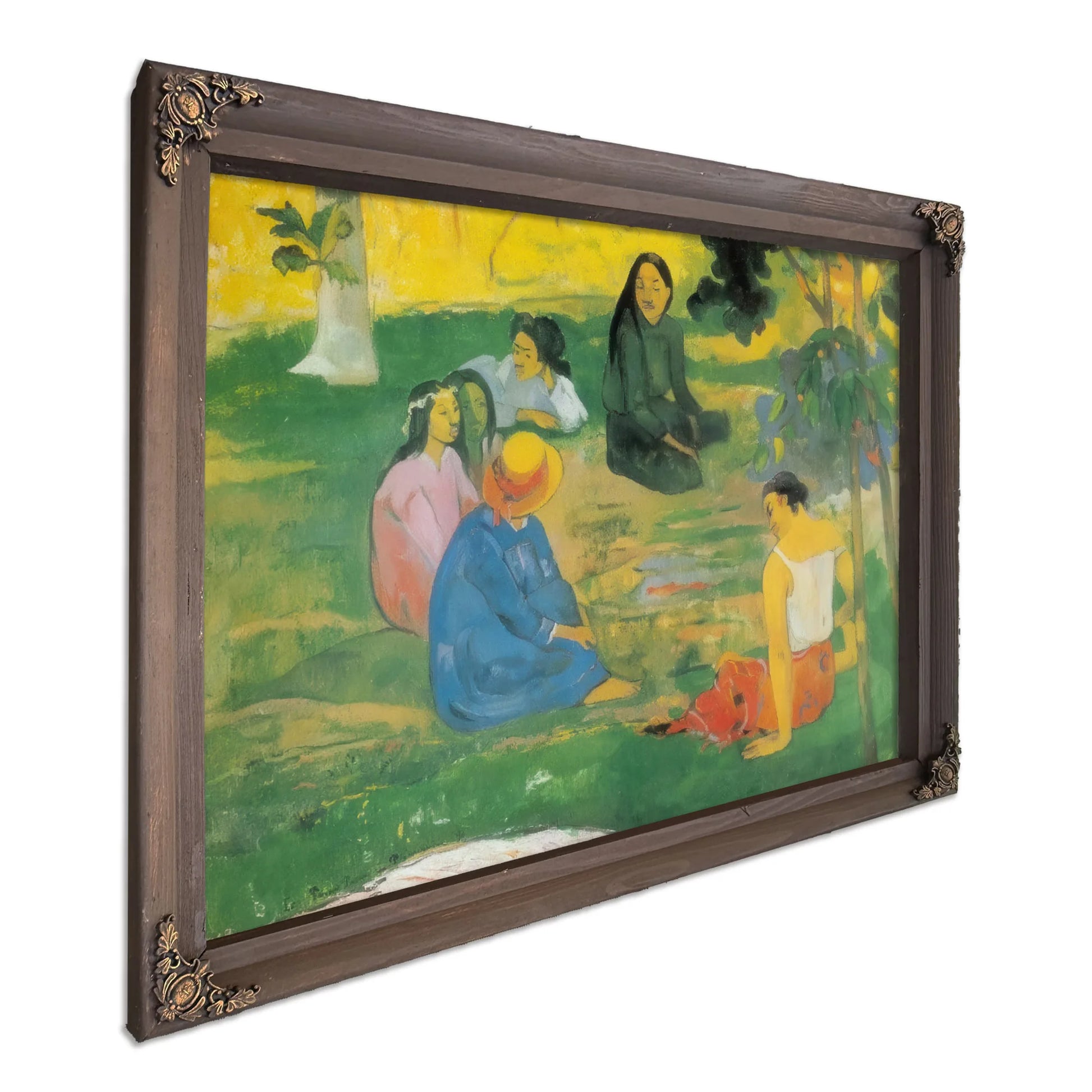 Les Parau Parau ( Conversation) By Paul Gauguin Fine Art Print