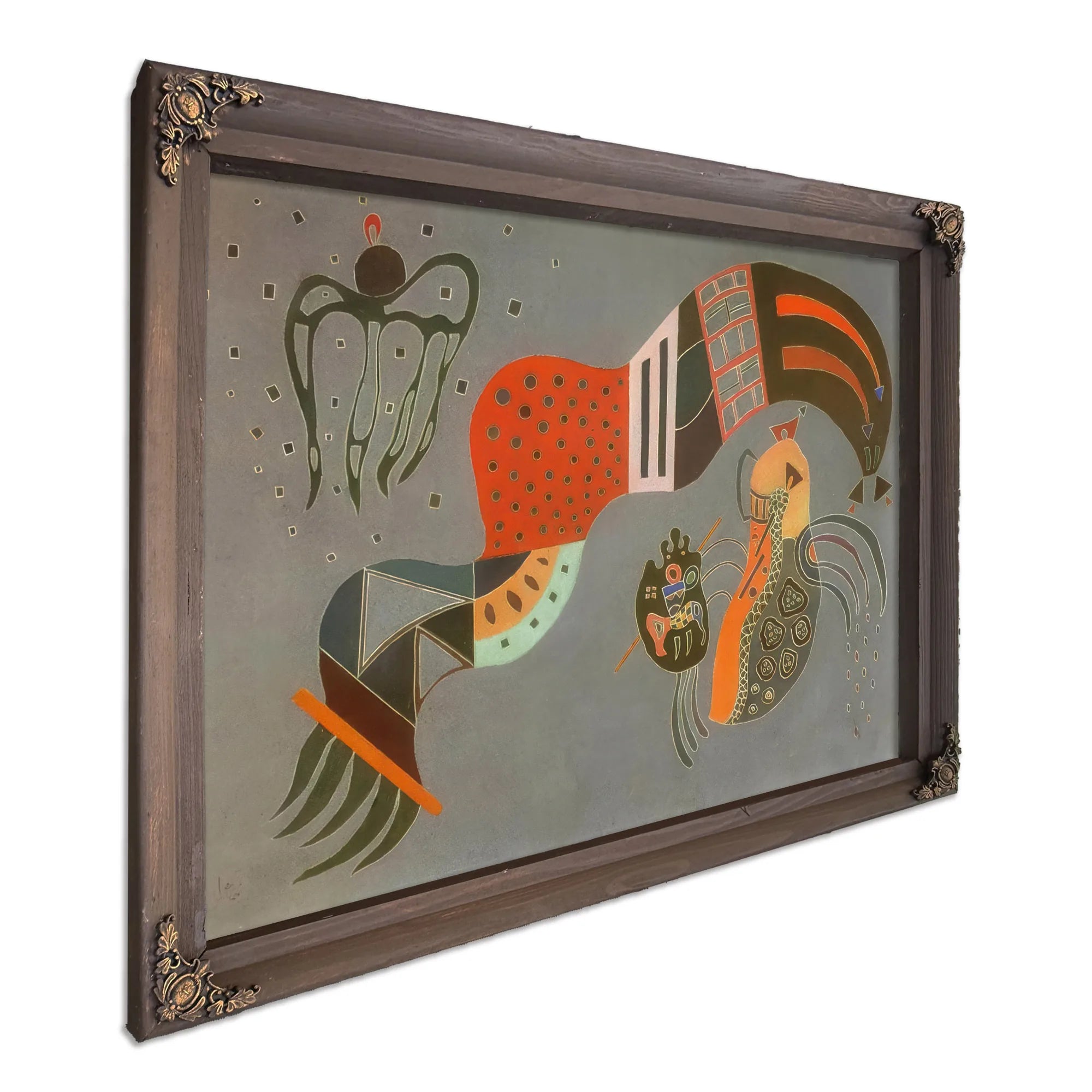 Tempered Elan 1944 By Wassily Kandinsky Fine Art Print