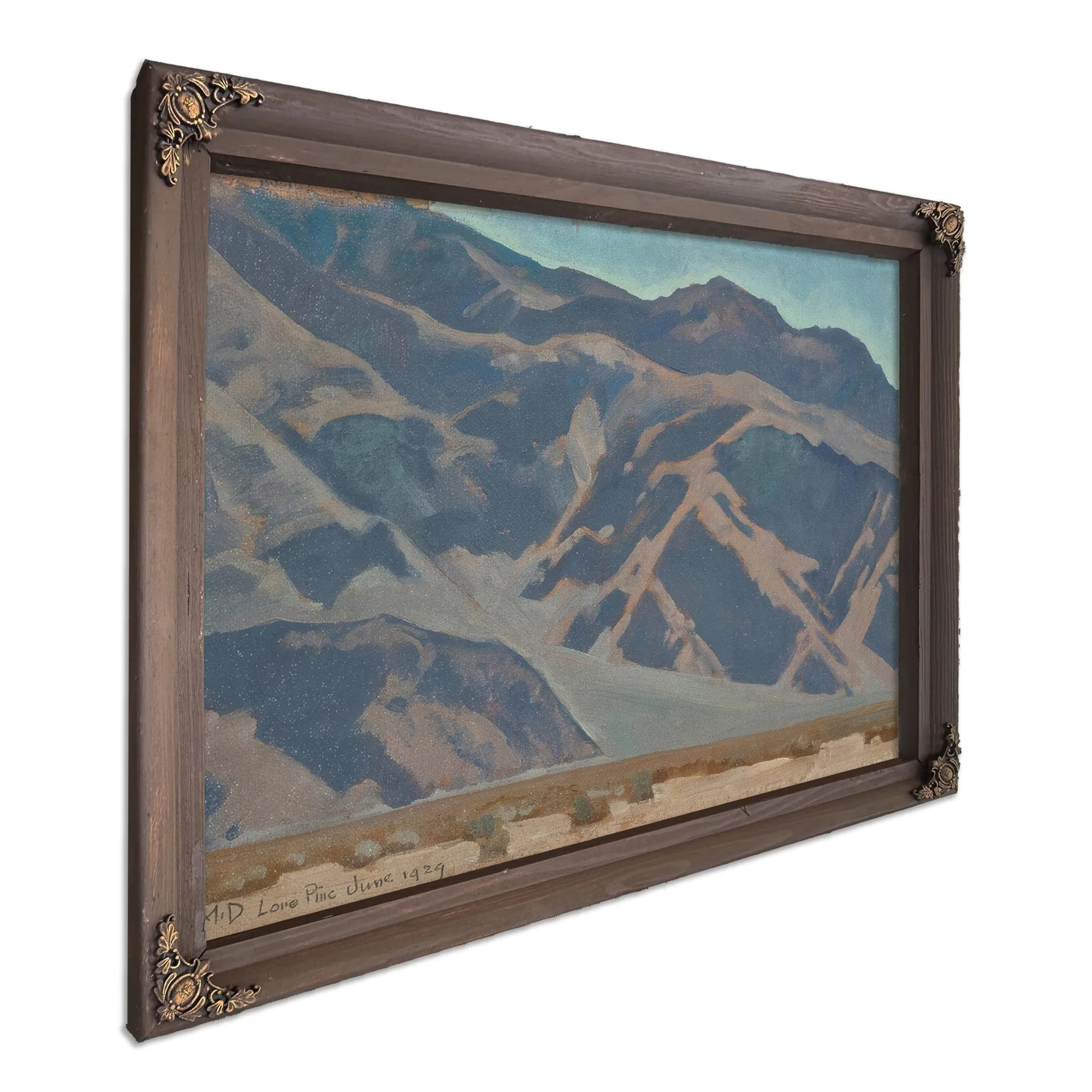 Inyo Mountains Morning Lone Pine By Maynard Dixon Fine Art Print