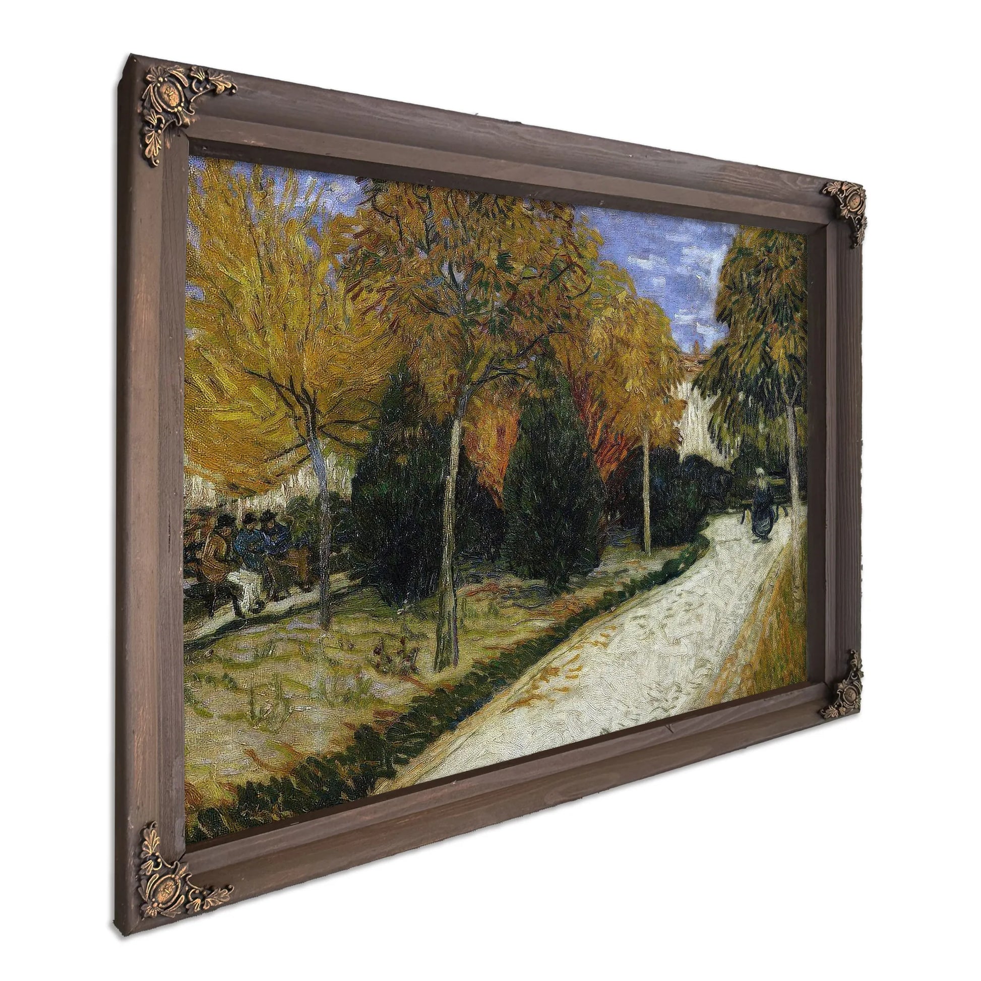 The Public Garden By Vincent Van Gogh Fine Art Print
